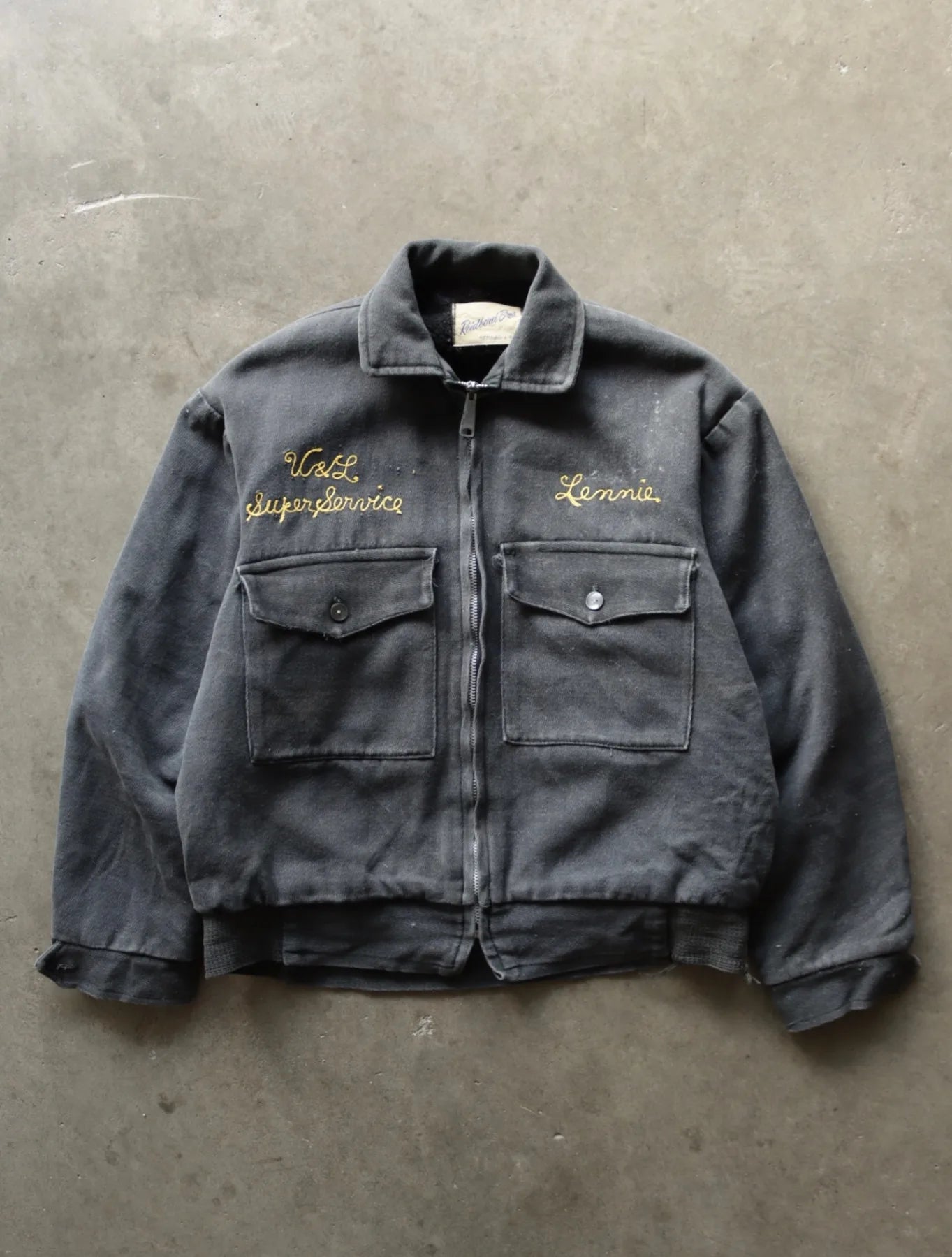 1950S CHAINSTITCH REPAIRED LENNIE WORK JACKET