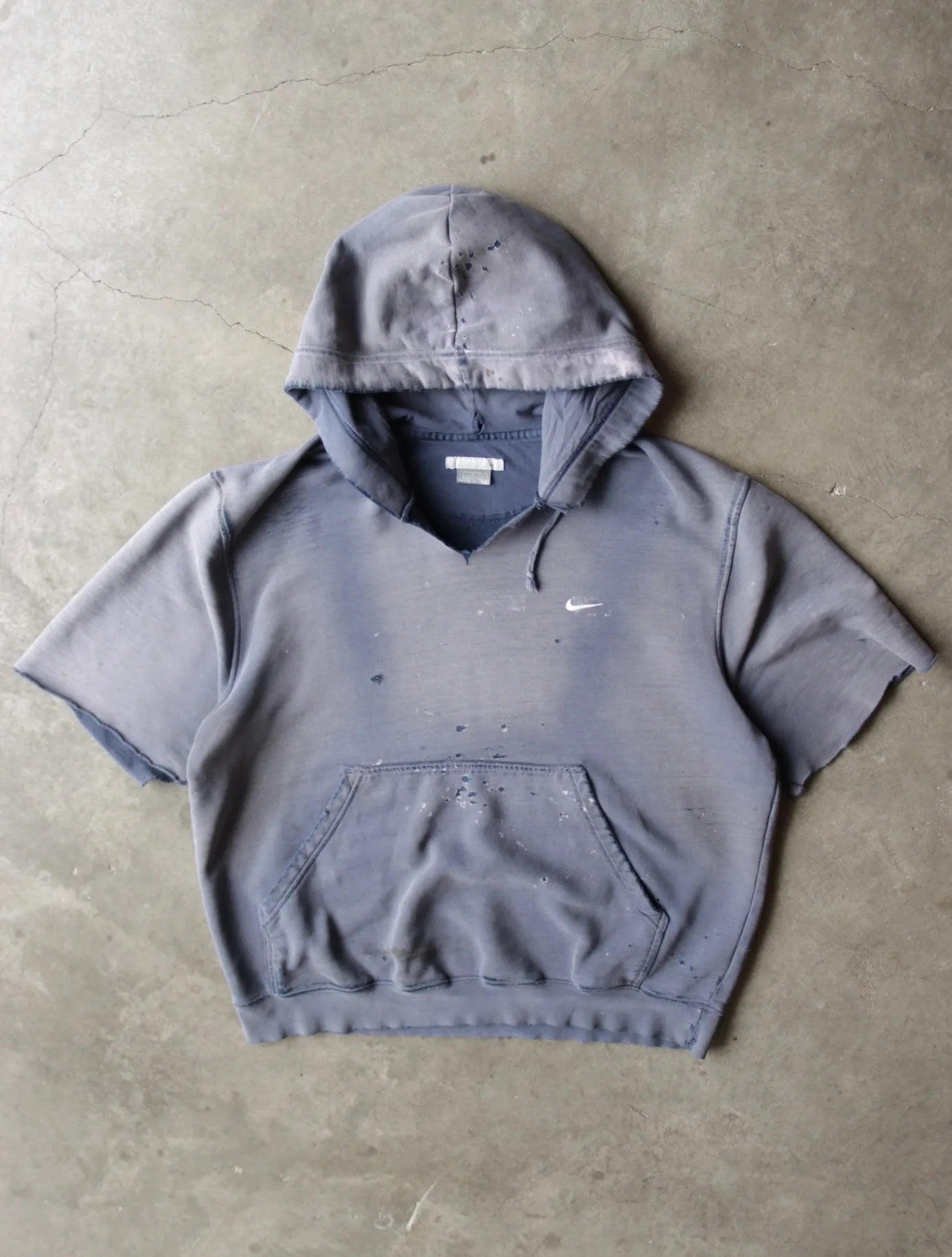 1990S NIKE CHOPPED HOODED SWEASTHIRT