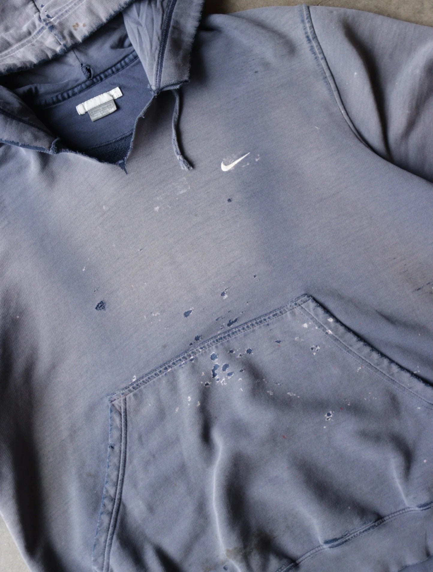 1990S NIKE CHOPPED HOODED SWEASTHIRT