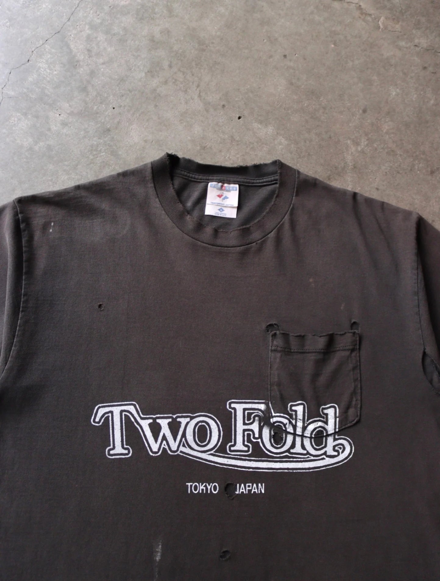 1990S FADED TWOFOLD JAPAN TEE