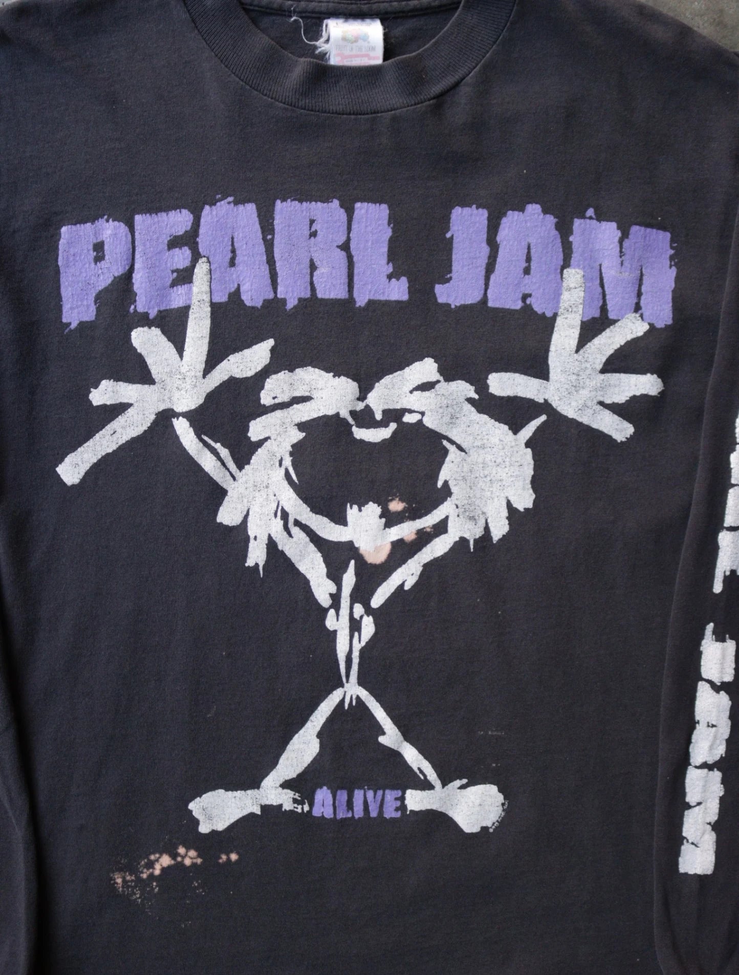 199S PEARL JAM ALIVE L/S BAND TEE