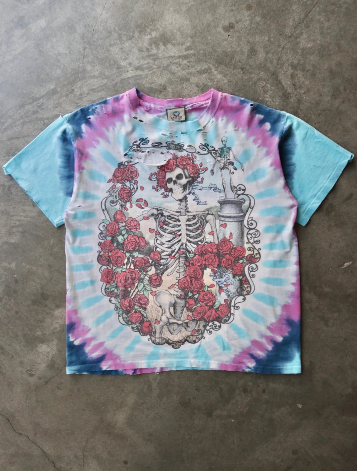 1990S GRATEFUL DEAD DISTRESSED BAND TEE