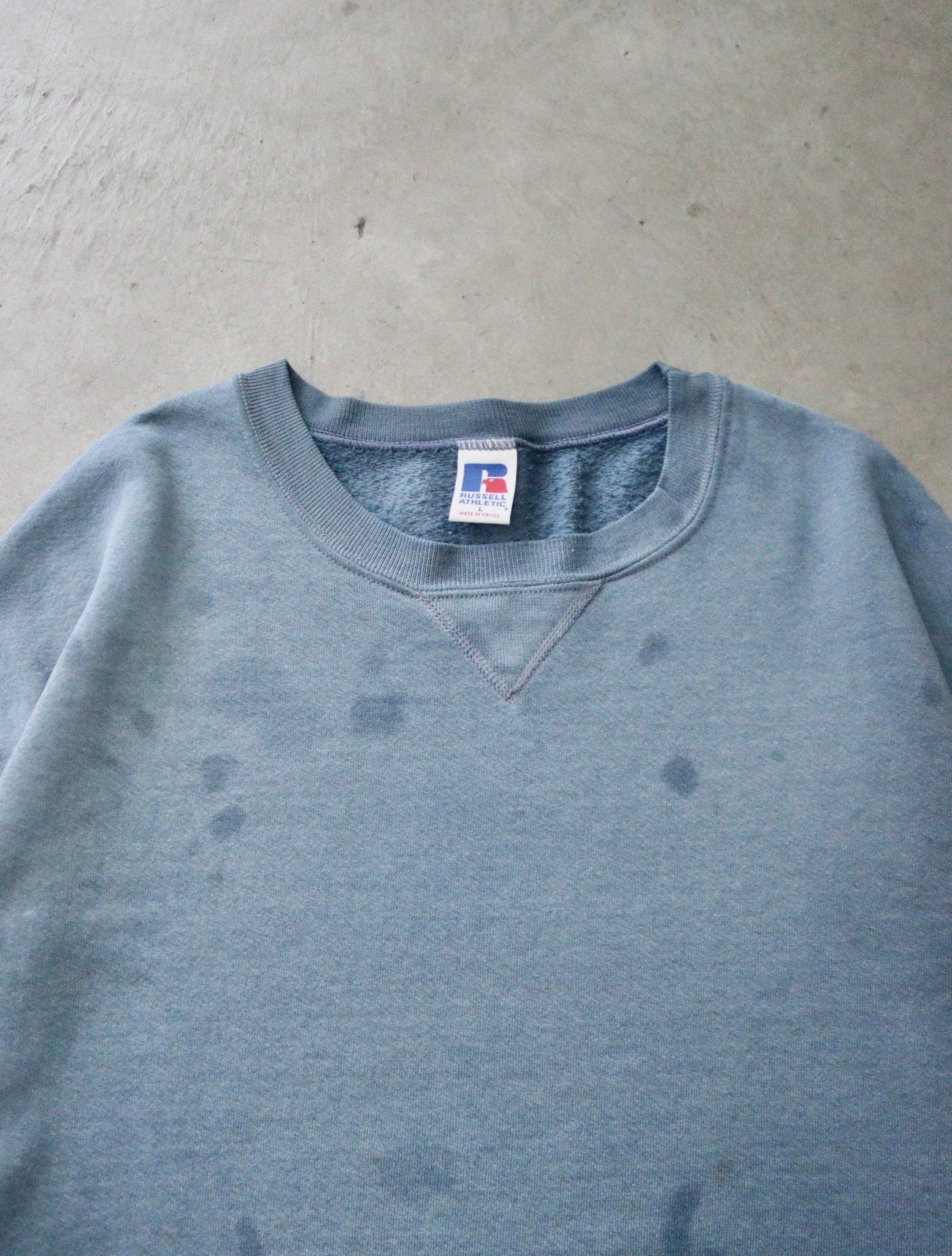1990S FADED STAINED RUSELL SWEATSHIRT