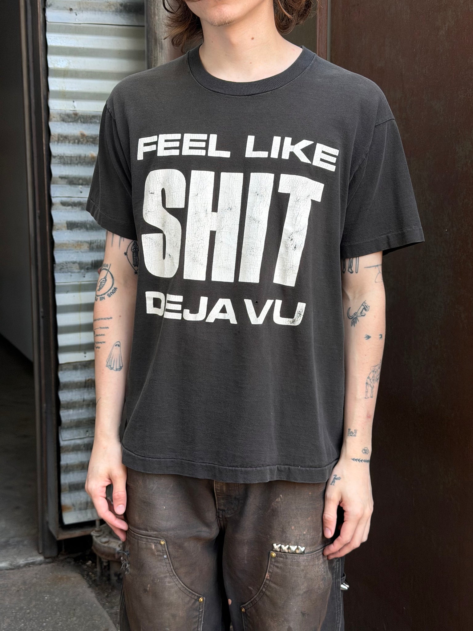 1990S SUICIDAL TENDENCIES FEEL LIKE SHIT DEJA VU BAND TEE