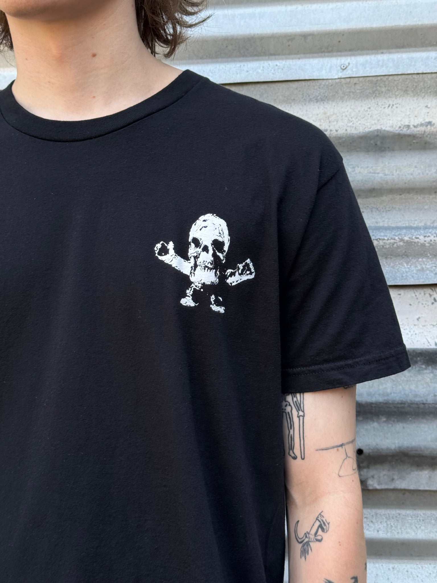 2000S CHROME HEARTS FOTI SKELETON TEE
