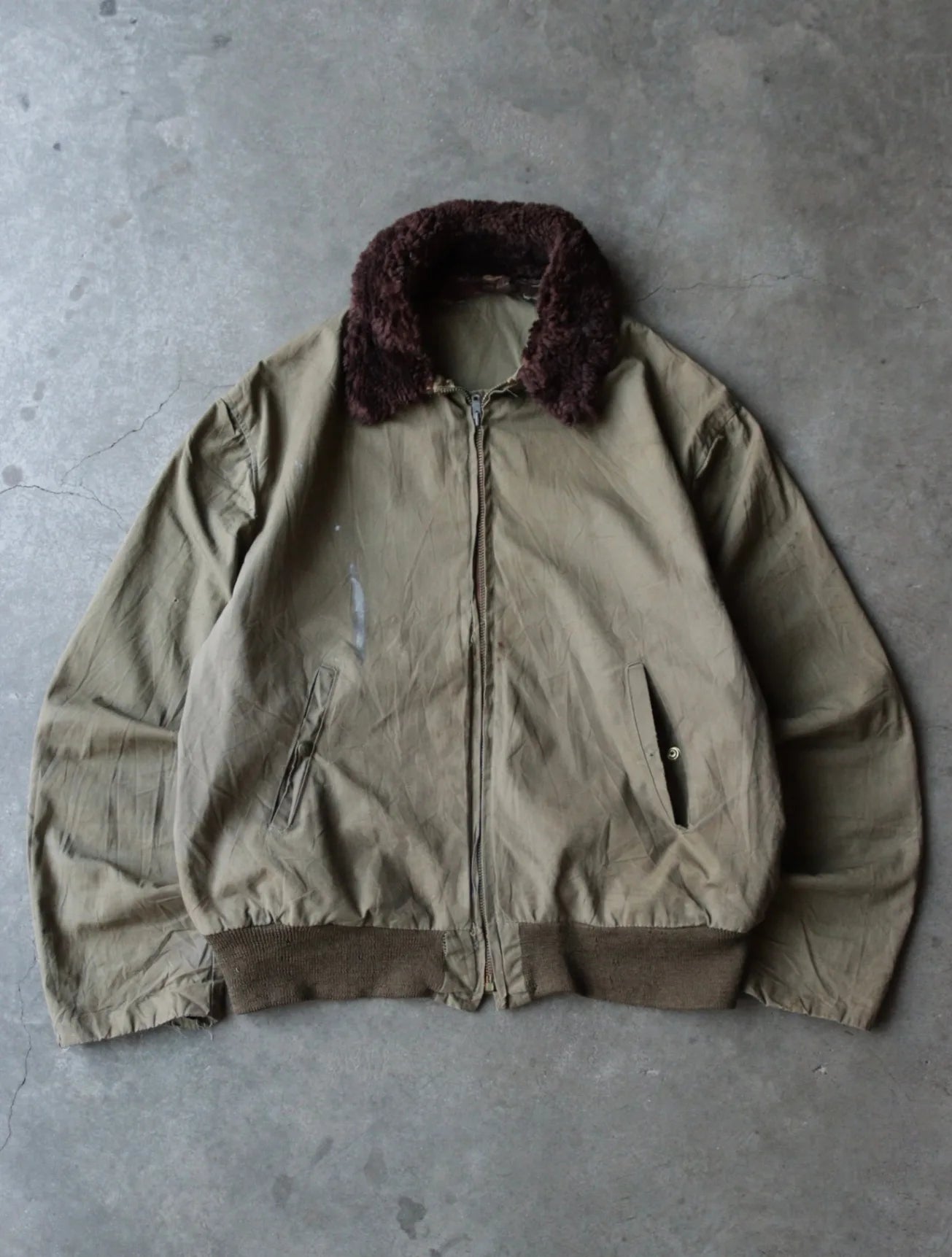 1950S B-15 CIVILIAN FLIGHT BOMBER JACKET