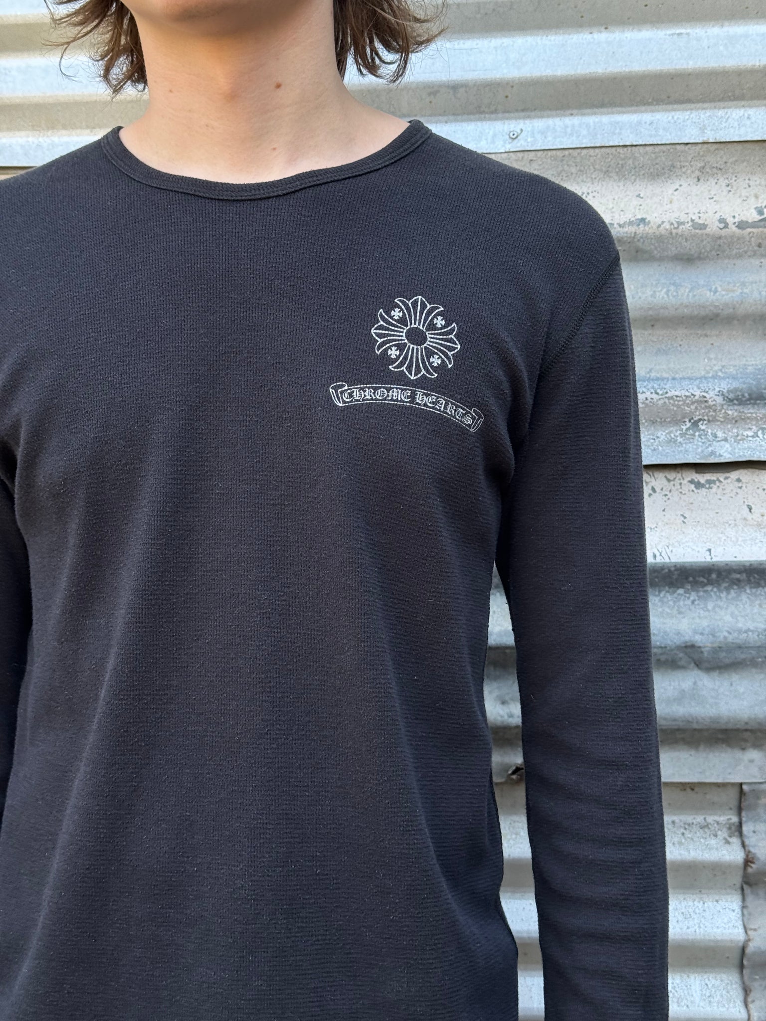 2000S CHROME HEARTS CROSS THERMAL L/S TEE