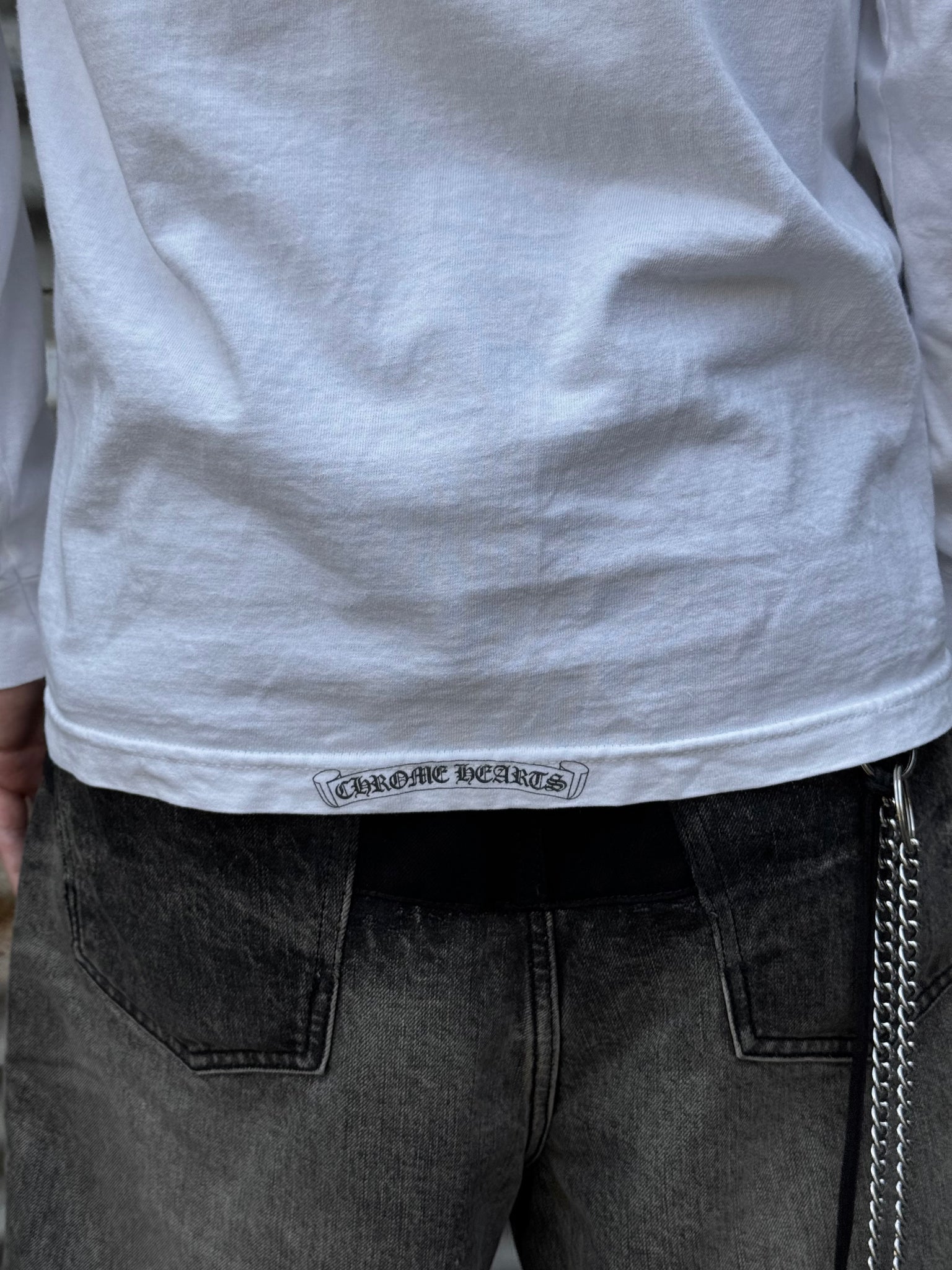 2000S CHROME HEARTS HORSESHOE LOGO TEE