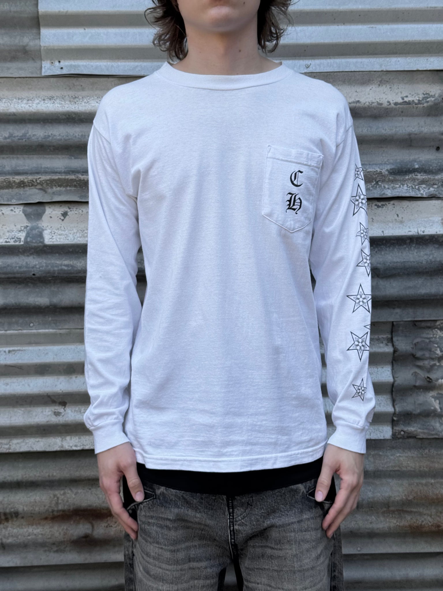 2000S CHROME HEARTS HORSESHOE LOGO TEE