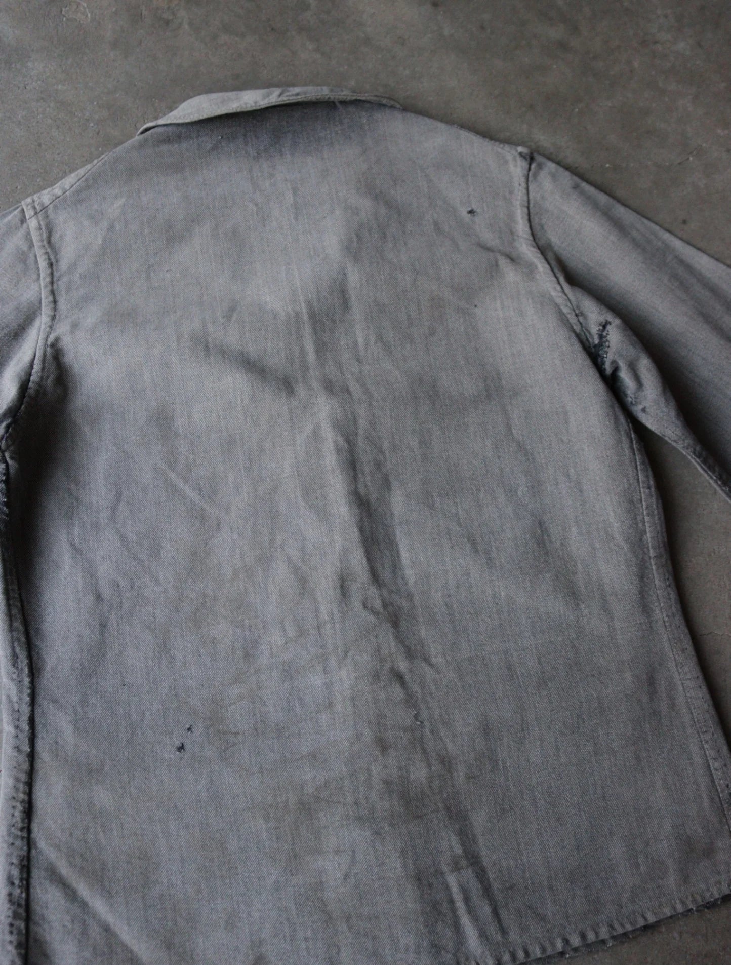 1950S SALT AND PEPPER FRENCH CHORE JACKET