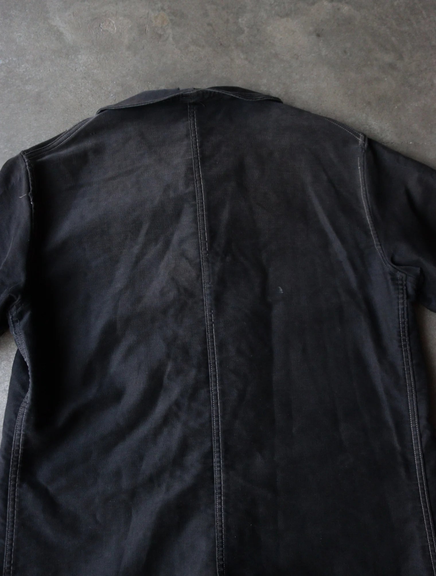 1940S BLACK FRENCH CHORE JACKET