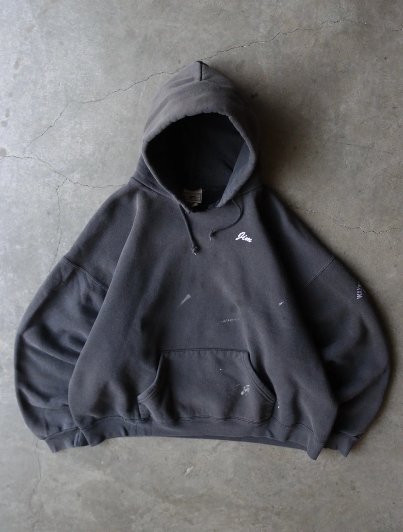 1990S FADED JIM HOODED SWEATSHIRT