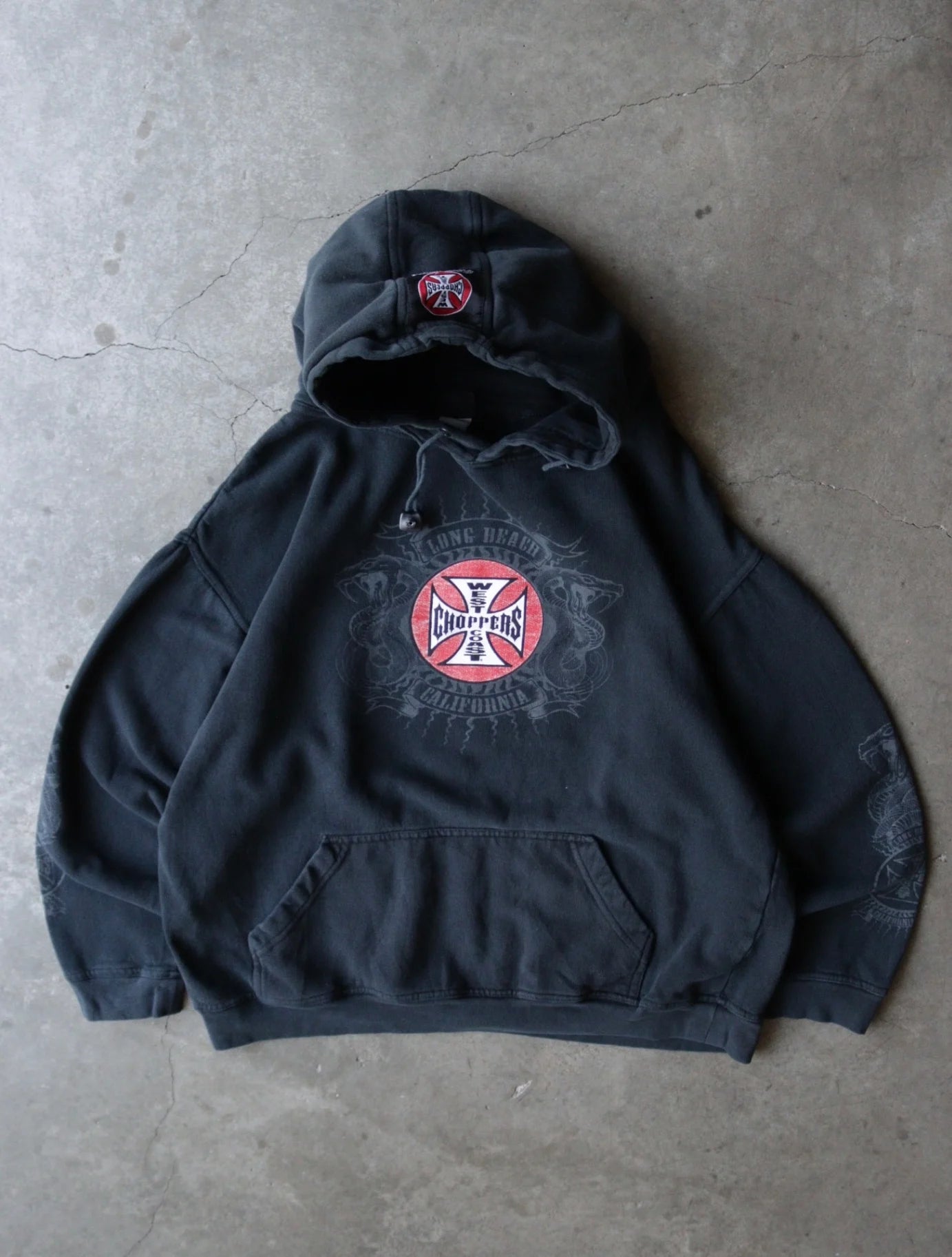 2000S WEST COAST CHOPPERS HOODED SWEATSHIRT