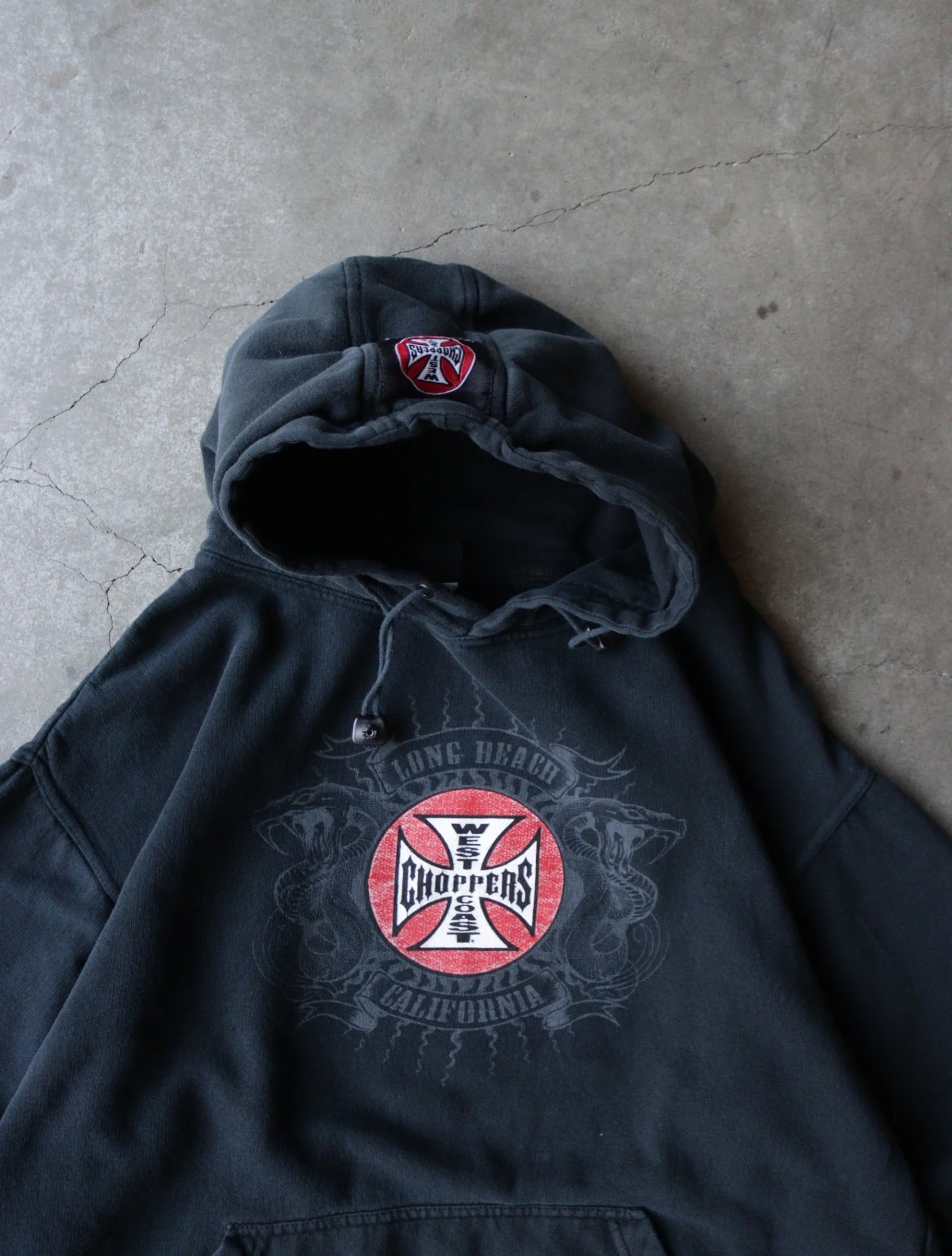 2000S WEST COAST CHOPPERS HOODED SWEATSHIRT