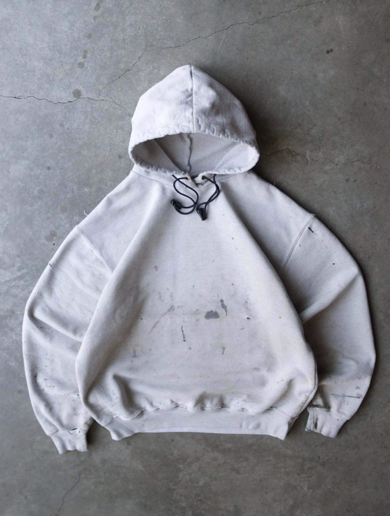 1990S GREY HOODED SWEATSHIRT