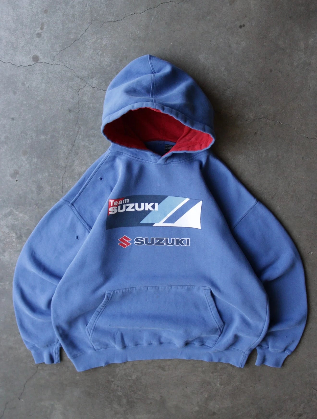 1990S SUZUKI HOODED SWEATSHIRT