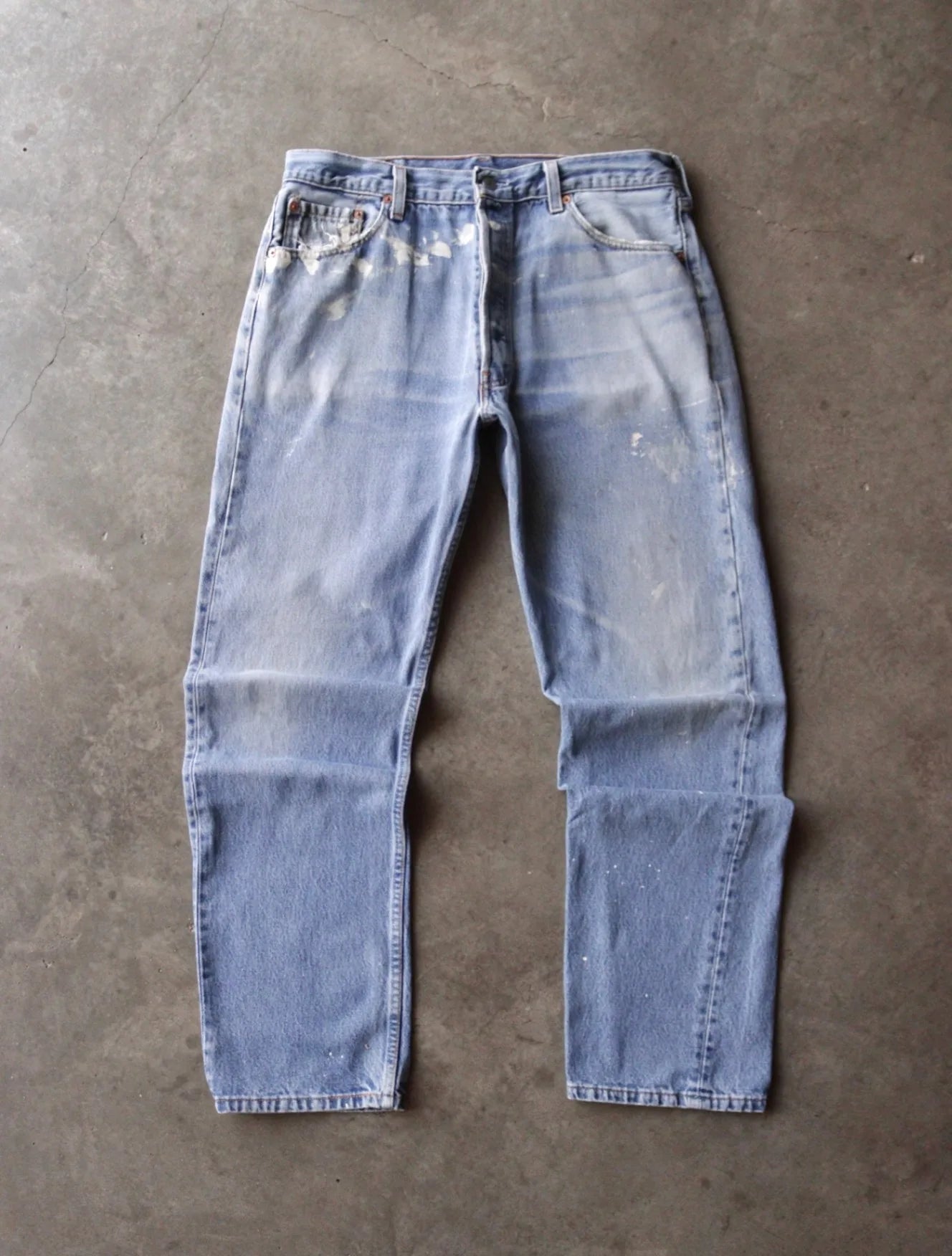 1990S LEVI'S 501 PAINTED DENIM PANTS