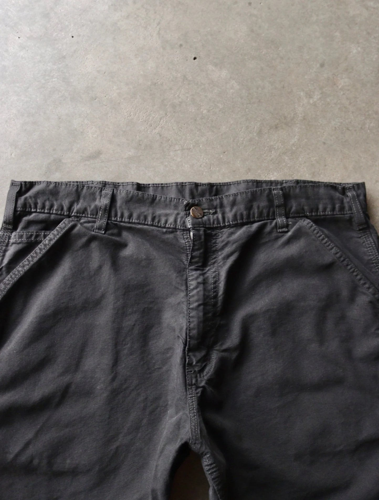 2000S OVERDYED CHOPPED CARHARTT WORK SHORTS