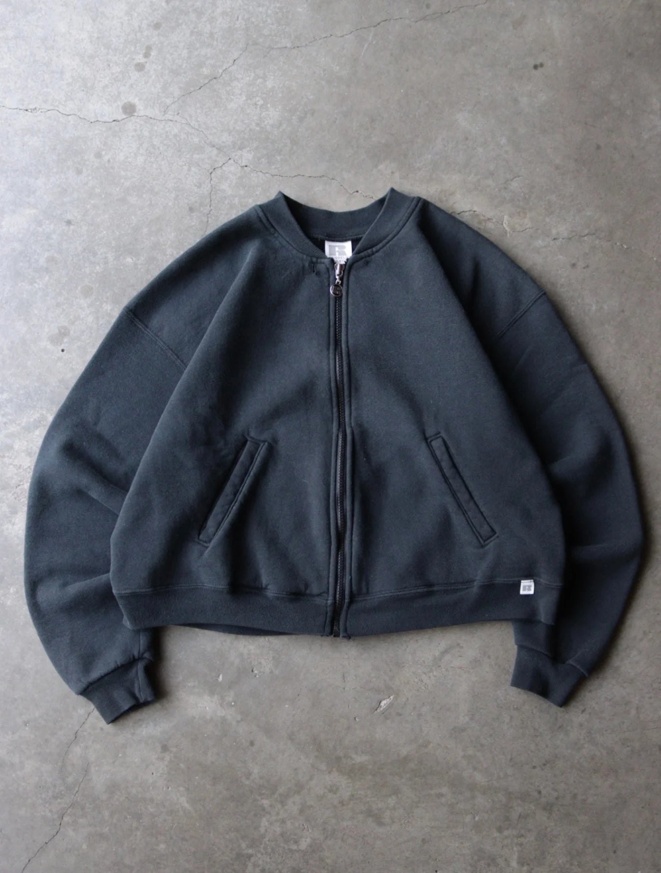 1990S RUSSELL ZIP UP SWEATSHIRT