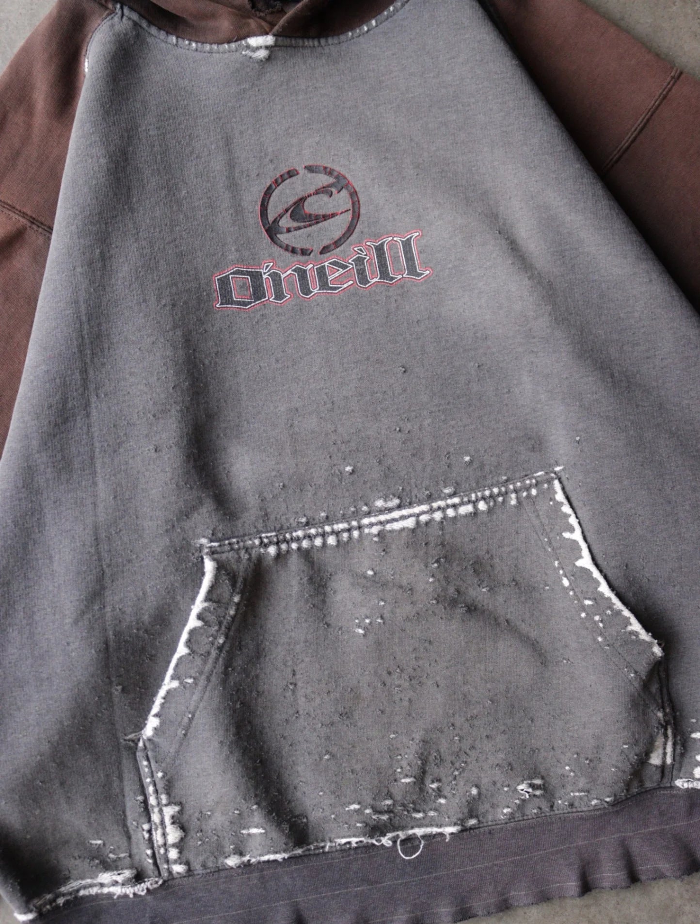 1990S ONEILL FADED HOODED SWEATSHIRT