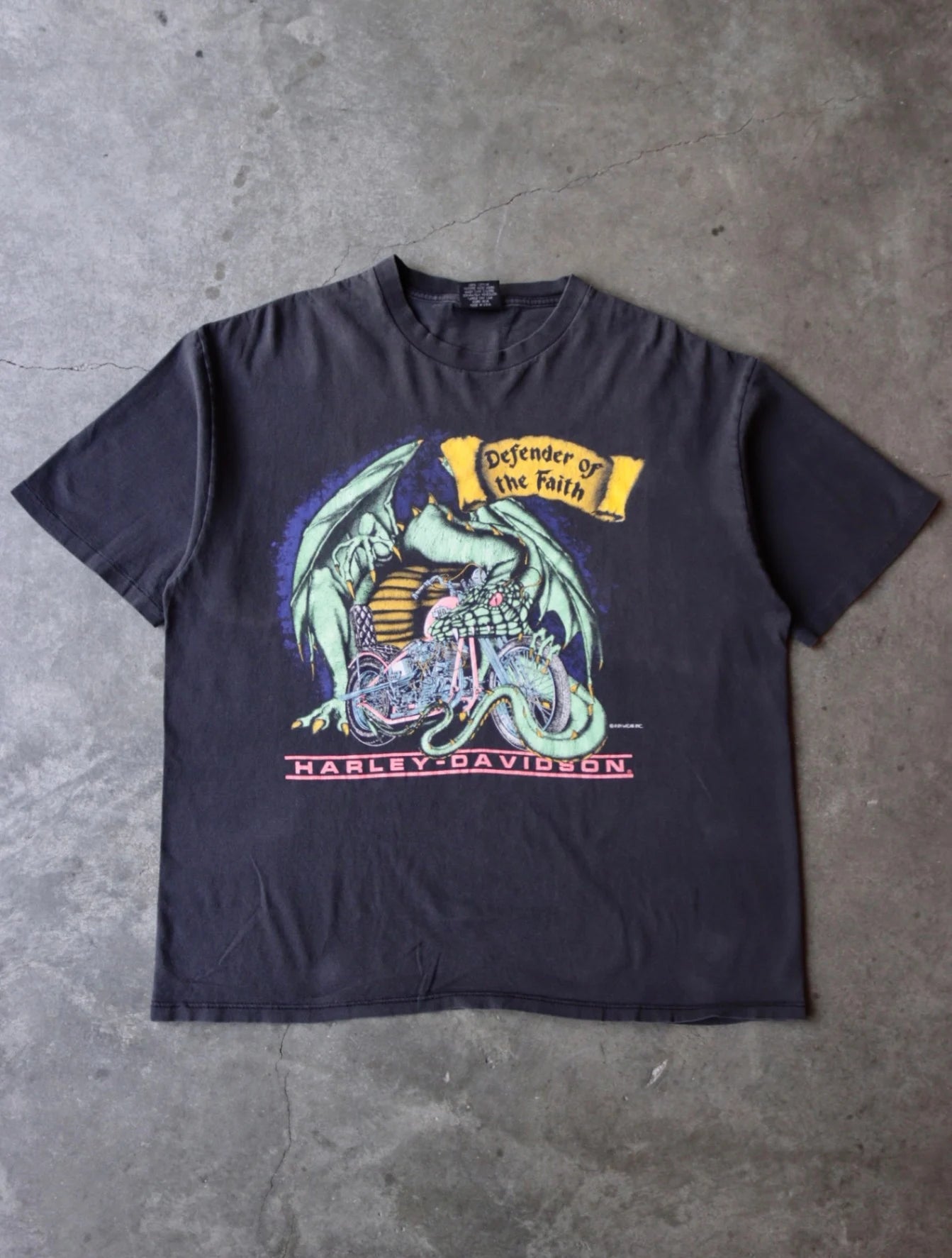 1990S HARLEY DAVIDSON DRAGON TEE