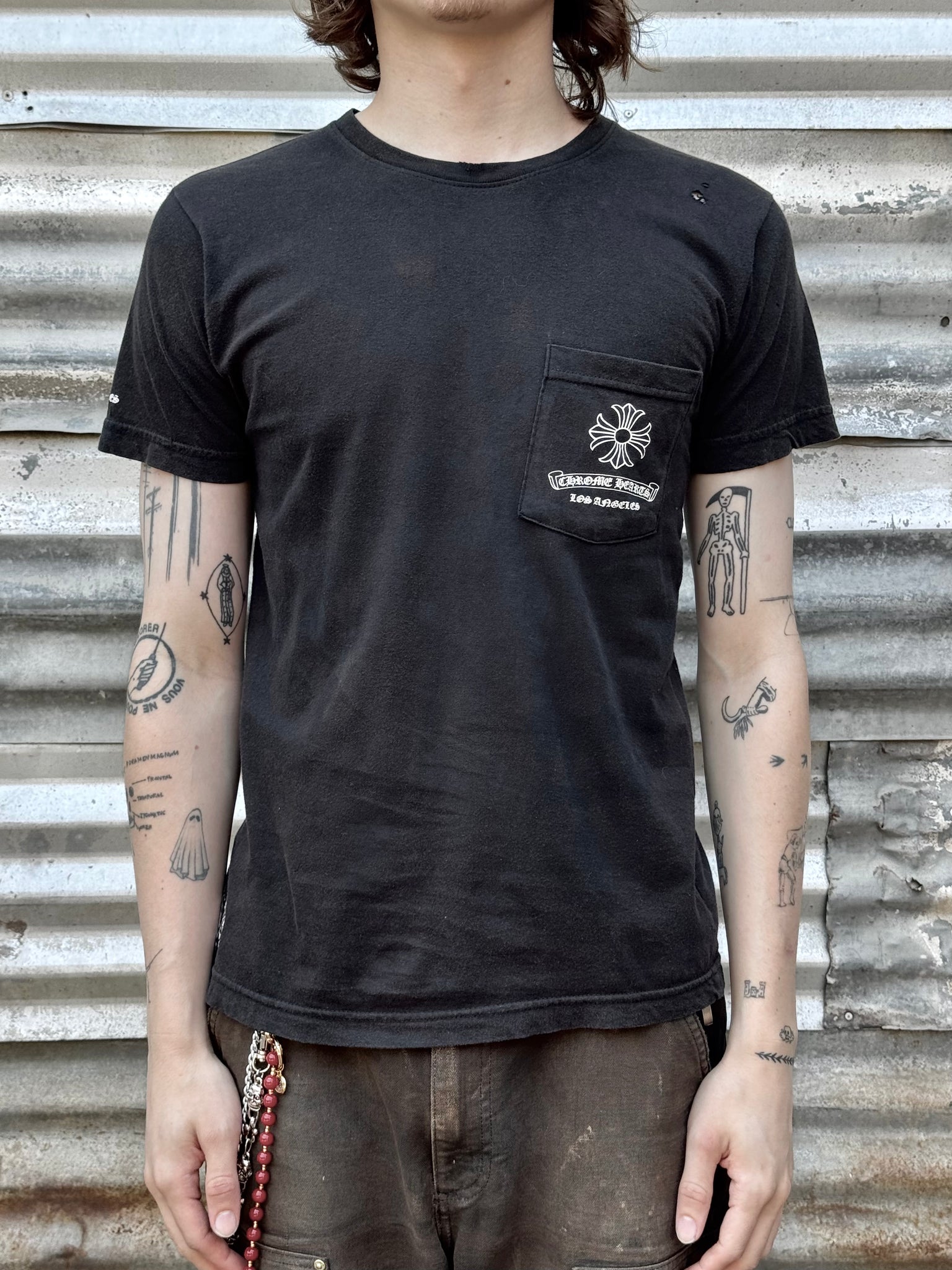 2000S CHROME HEARTS CROSS TEE