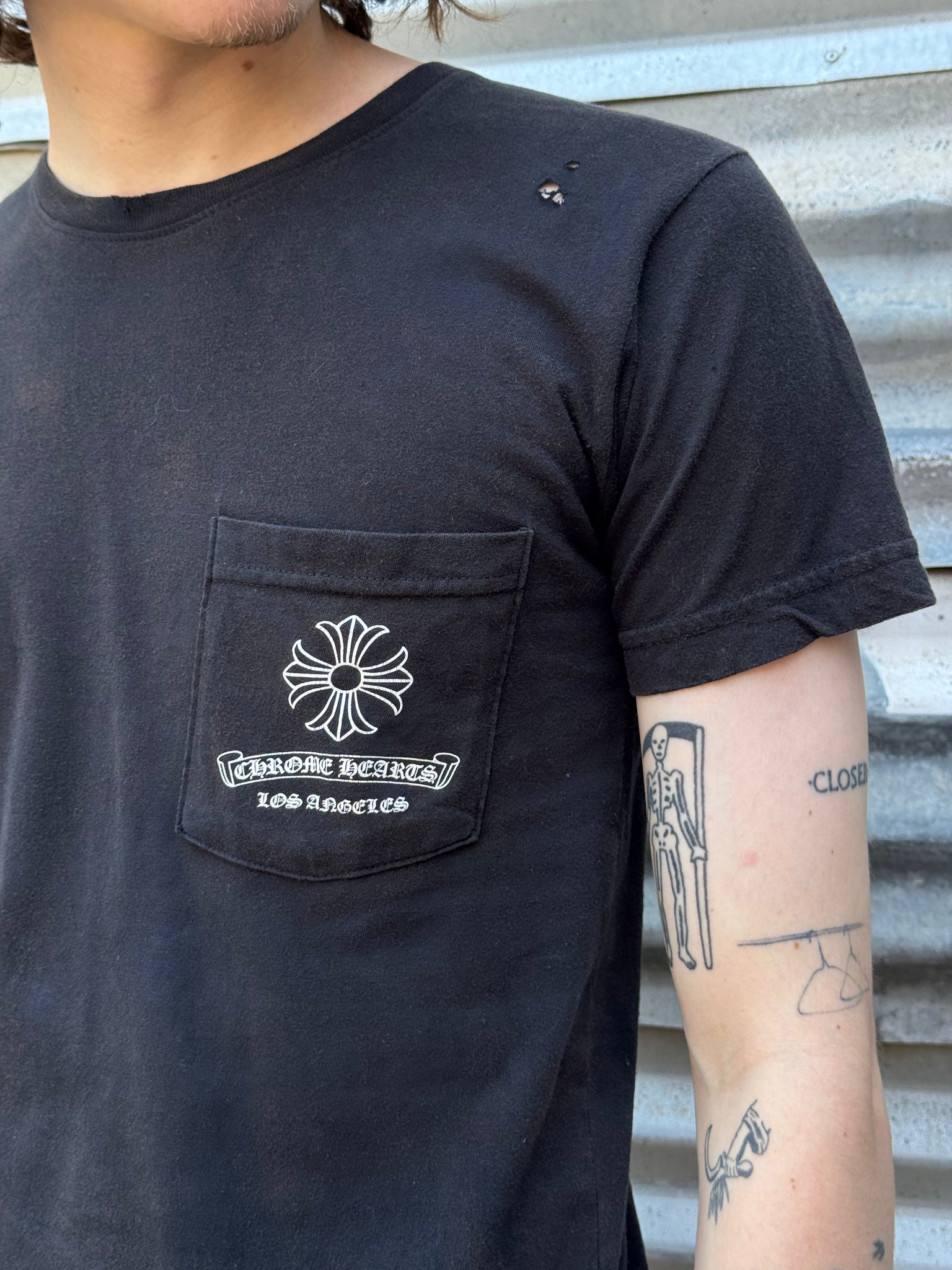 2000S CHROME HEARTS CROSS TEE