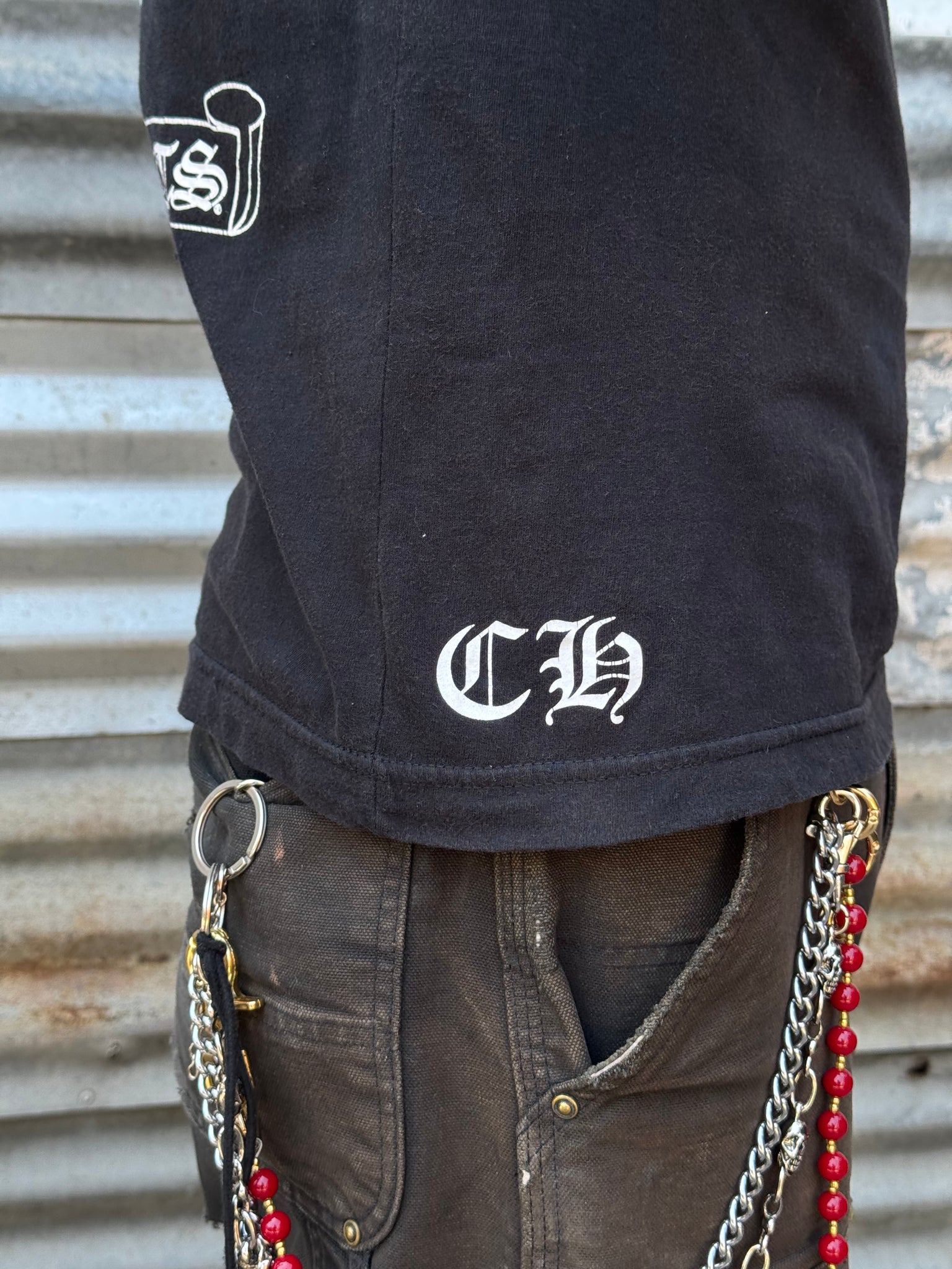 2000S CHROME HEARTS CROSS TEE
