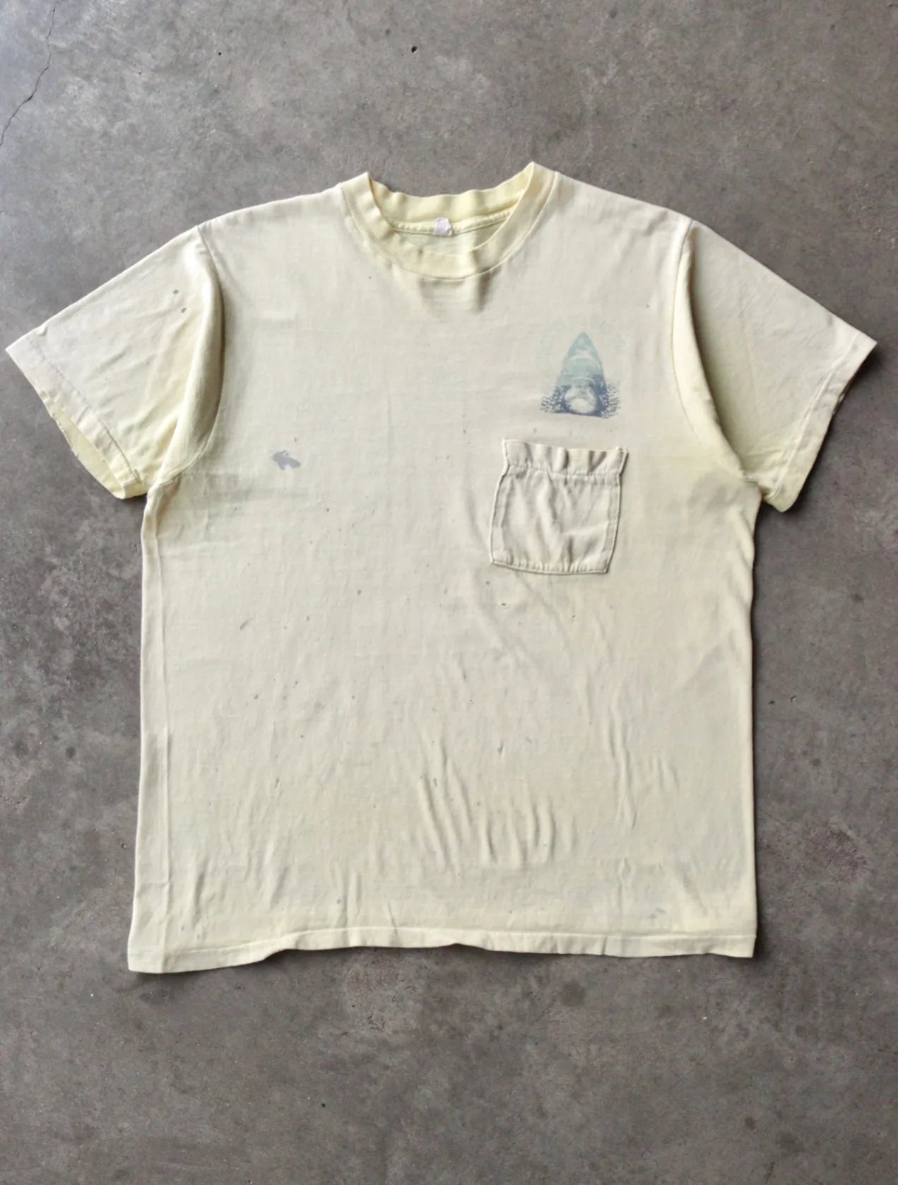 2000S GREAT WHITE POCKET TEE