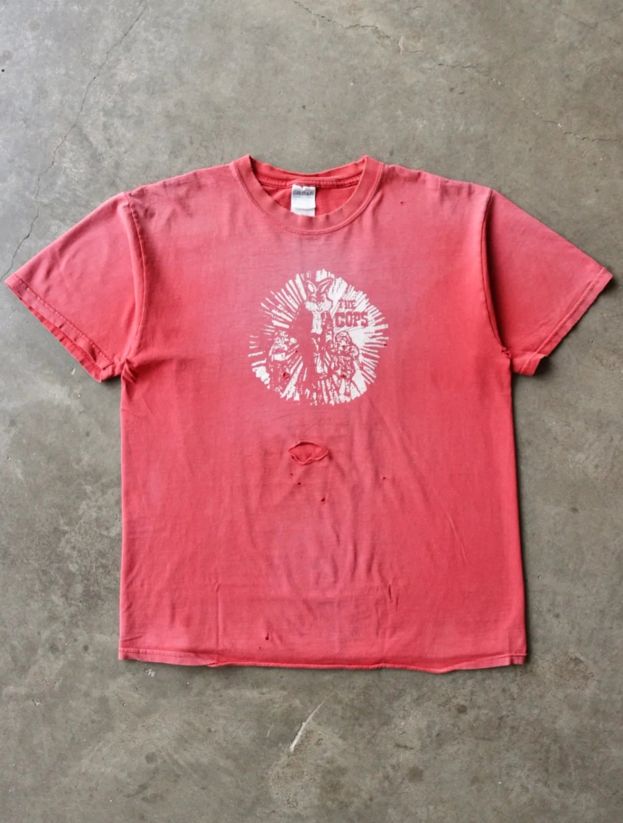 1990S DISTRESSED FADED THE COPS TEE