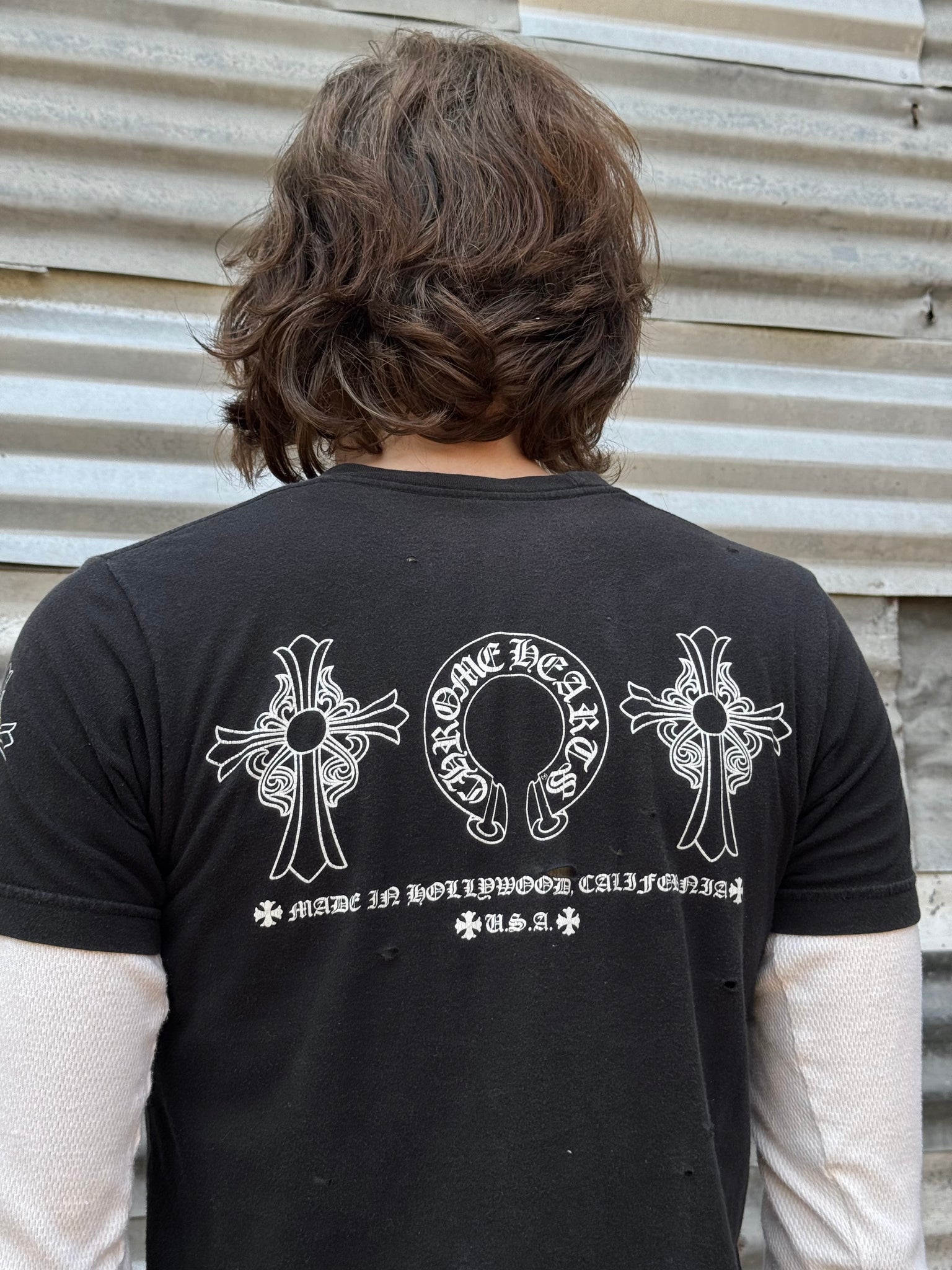 2000S CHROME HEARTS MULTI LOGO TEE + THERMAL
