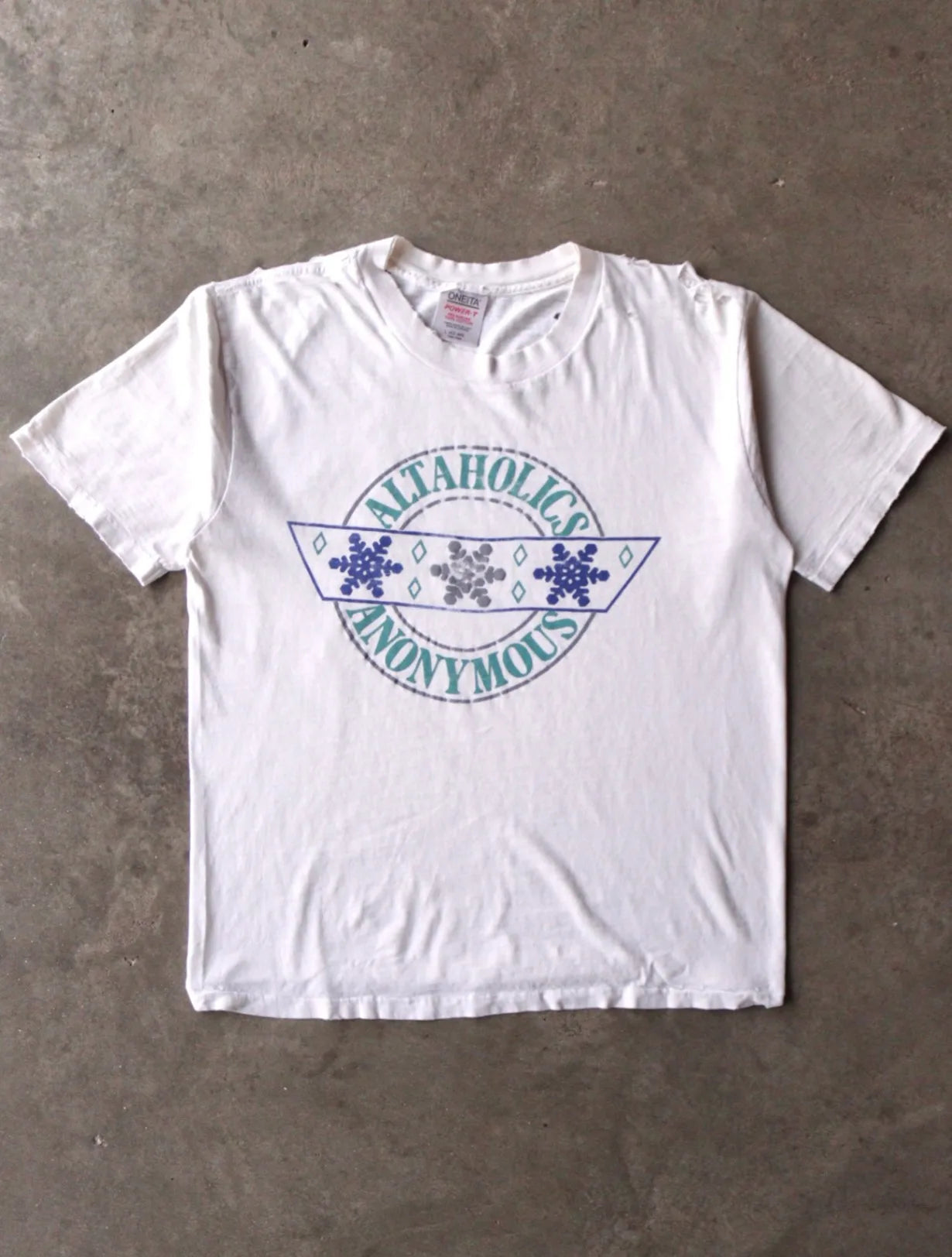 2000S ALTAHOLICS ANONYMOUS TEE