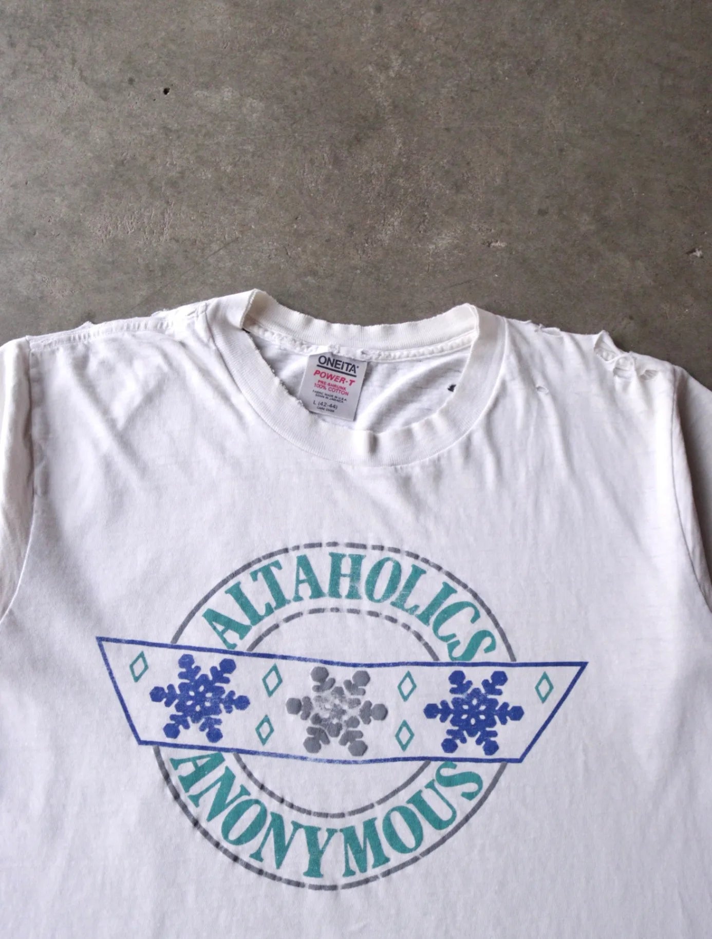 2000S ALTAHOLICS ANONYMOUS TEE