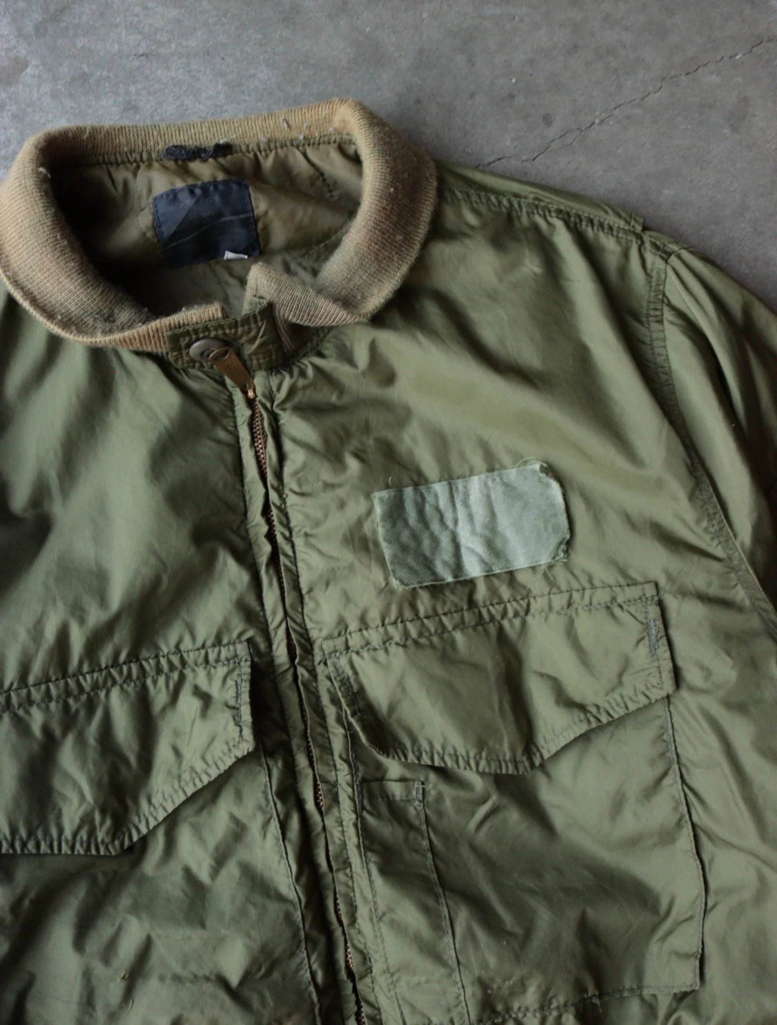 1980S GREEN BOMBER JACKET