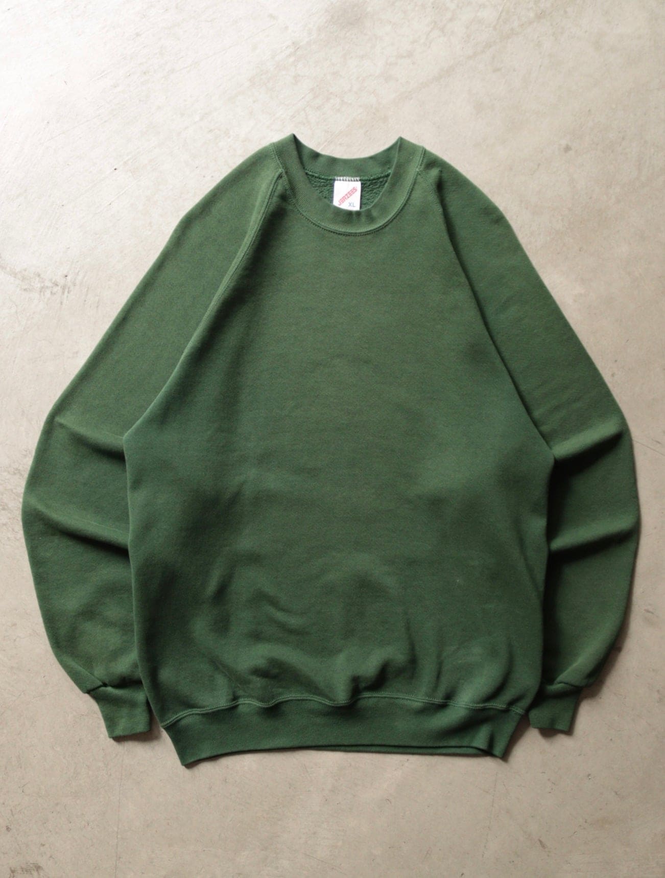 1980S サンフェードグリーン スウェットシャツ