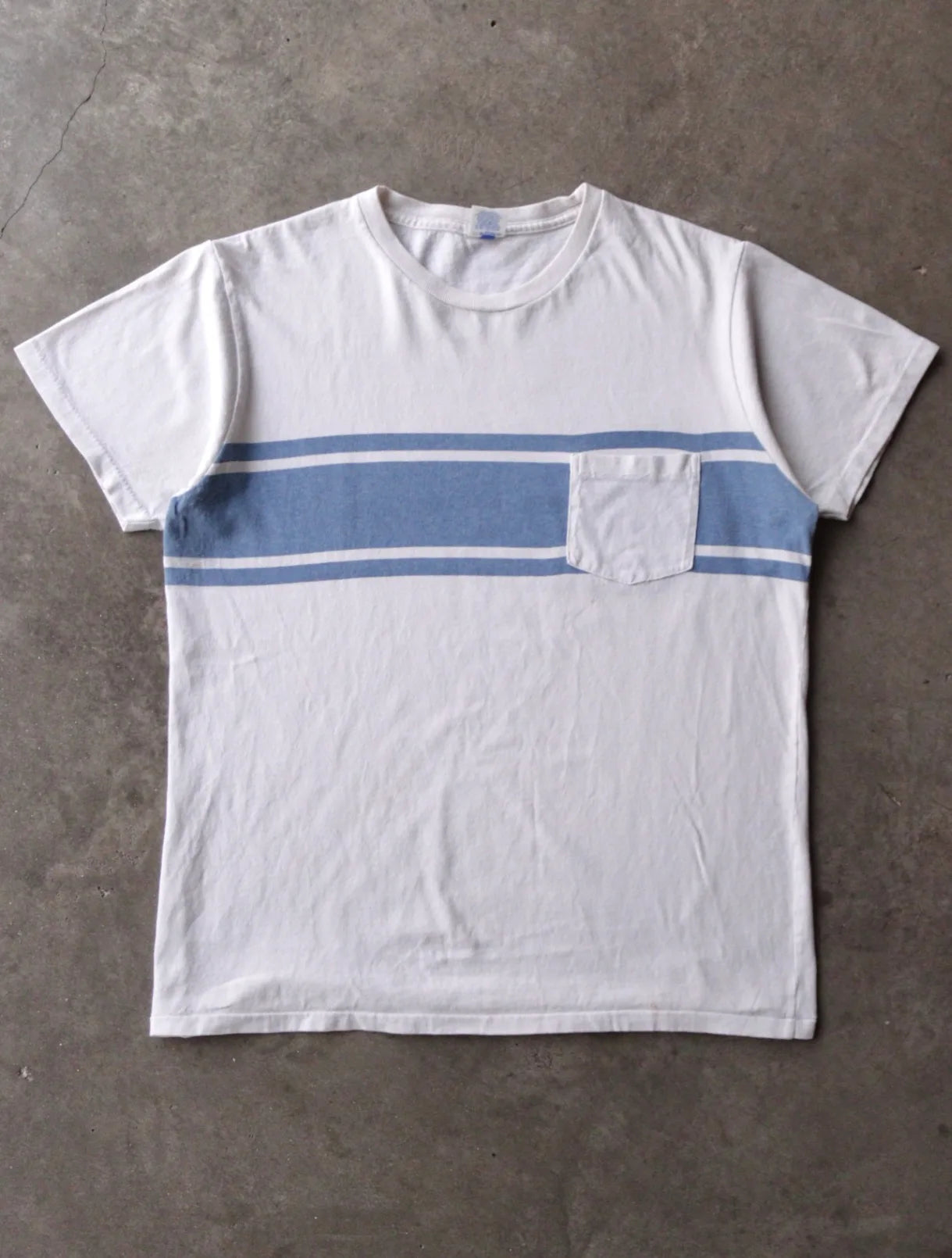 1990S STRIPPED POCKET TEE