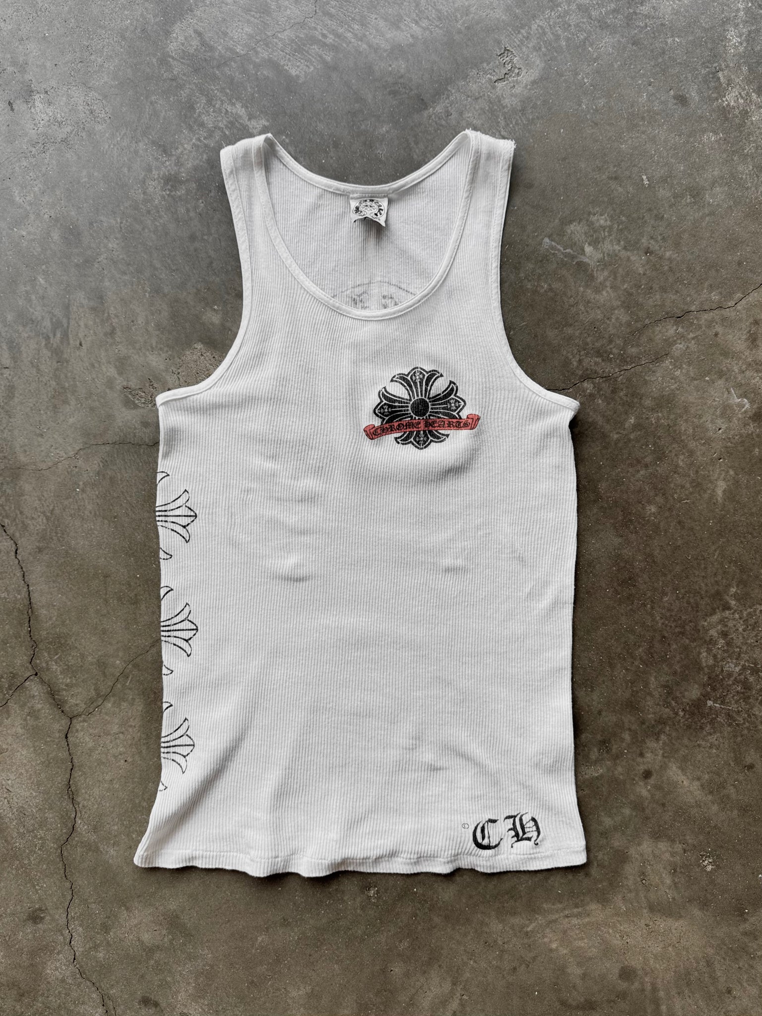 1990S CHROME HEARTS HORSESHOE TANK TOP