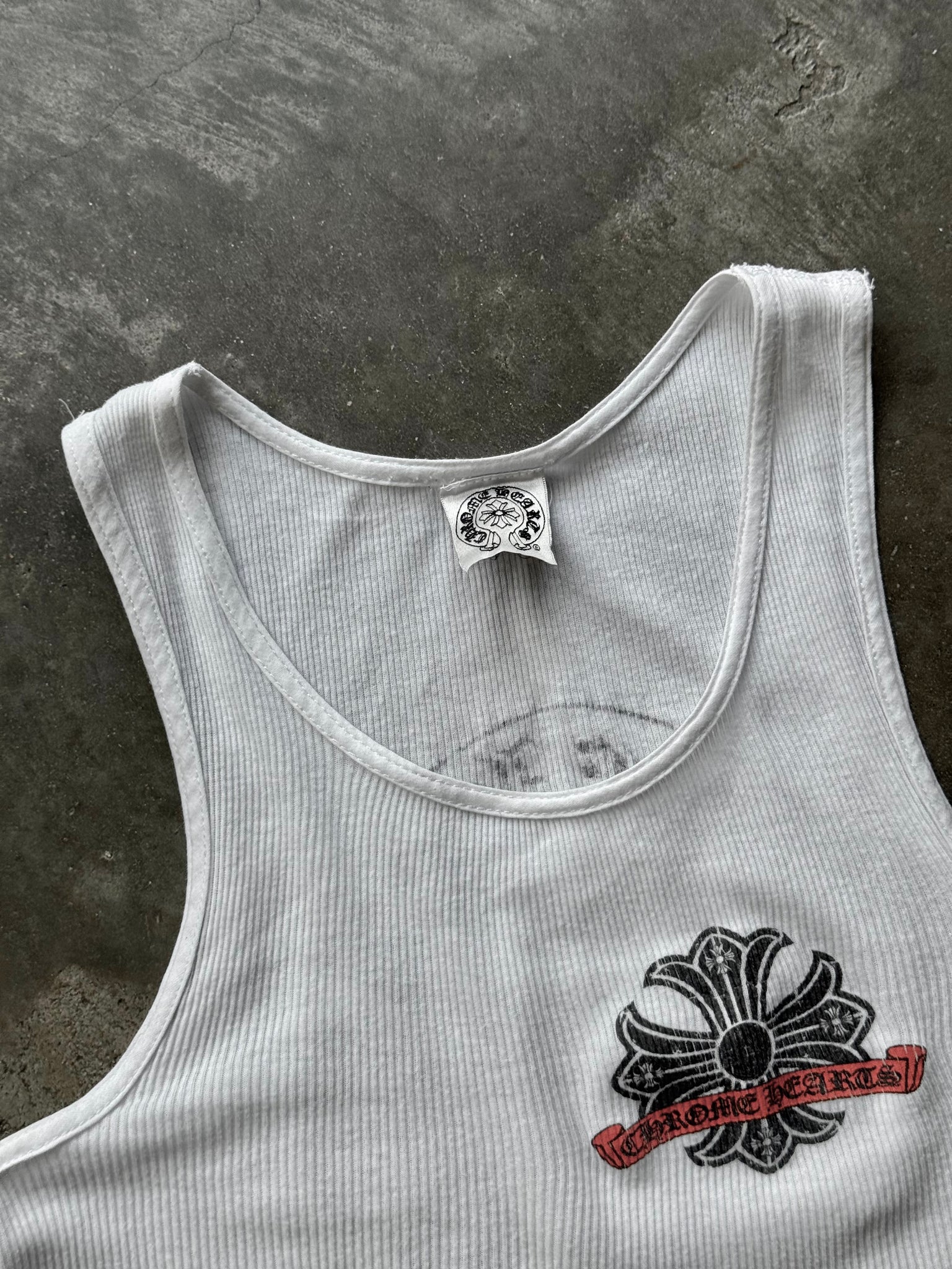 1990S CHROME HEARTS HORSESHOE TANK TOP