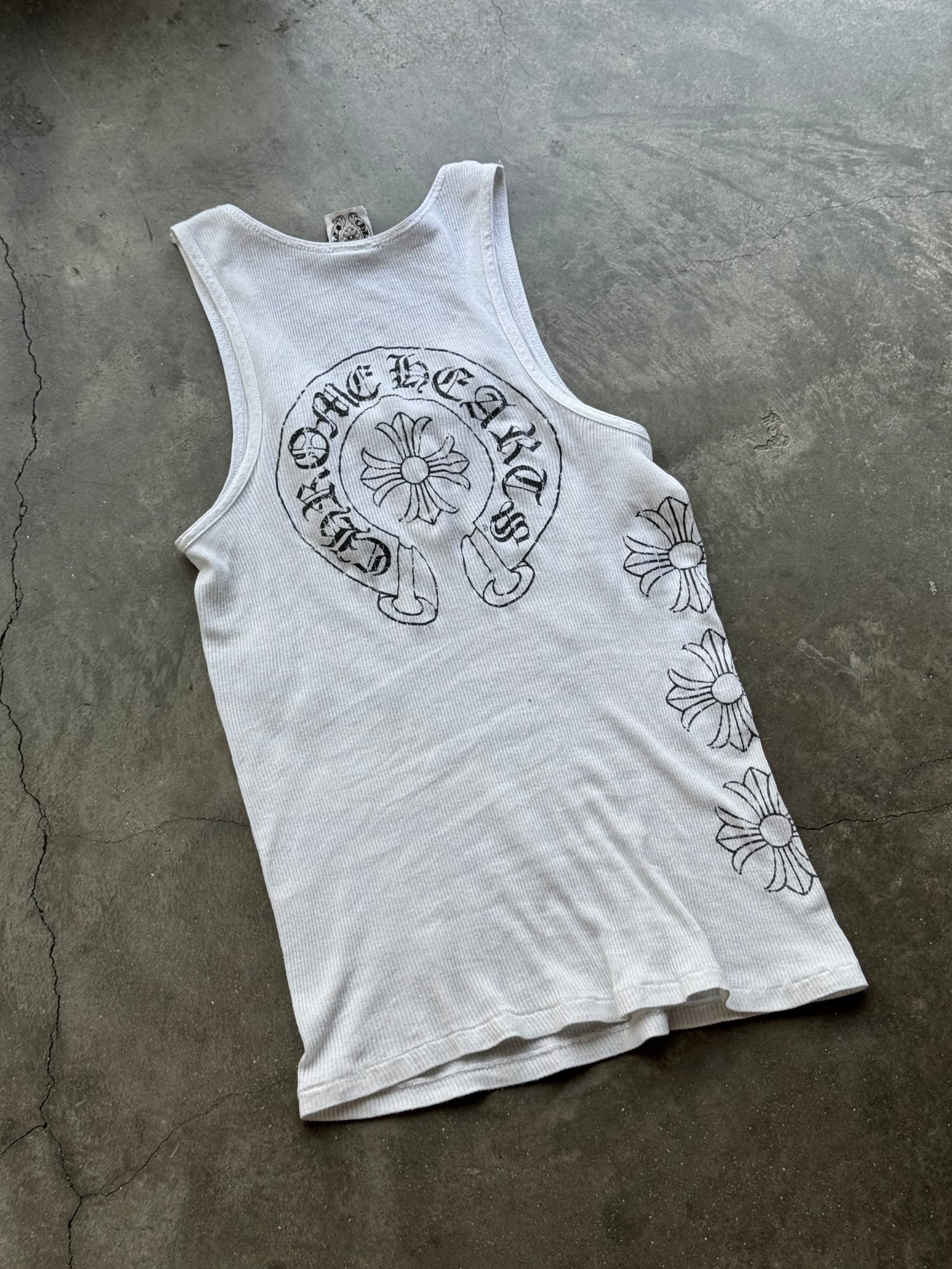 1990S CHROME HEARTS HORSESHOE TANK TOP
