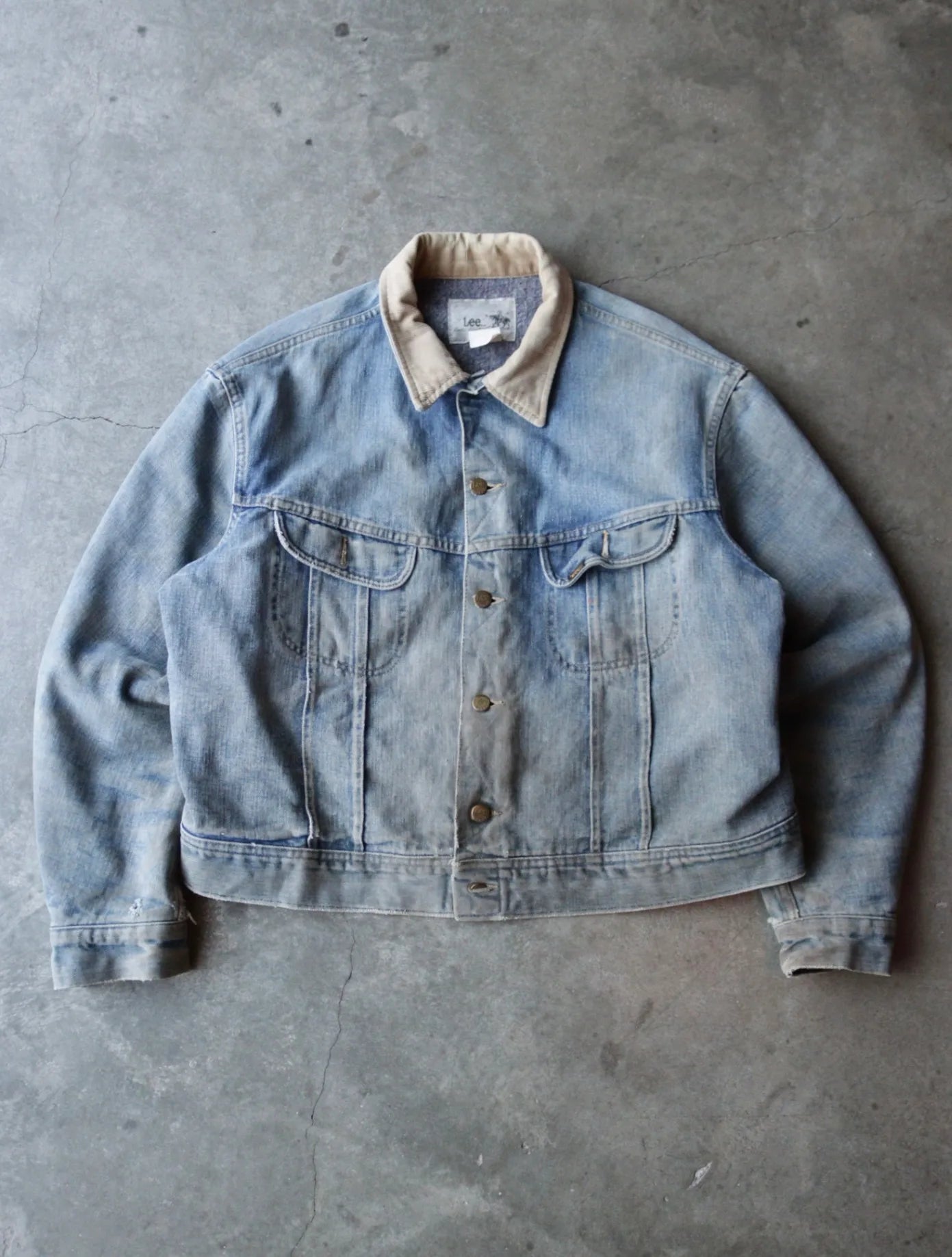 1990S BLANKET LINED LEE DENIM JACKET