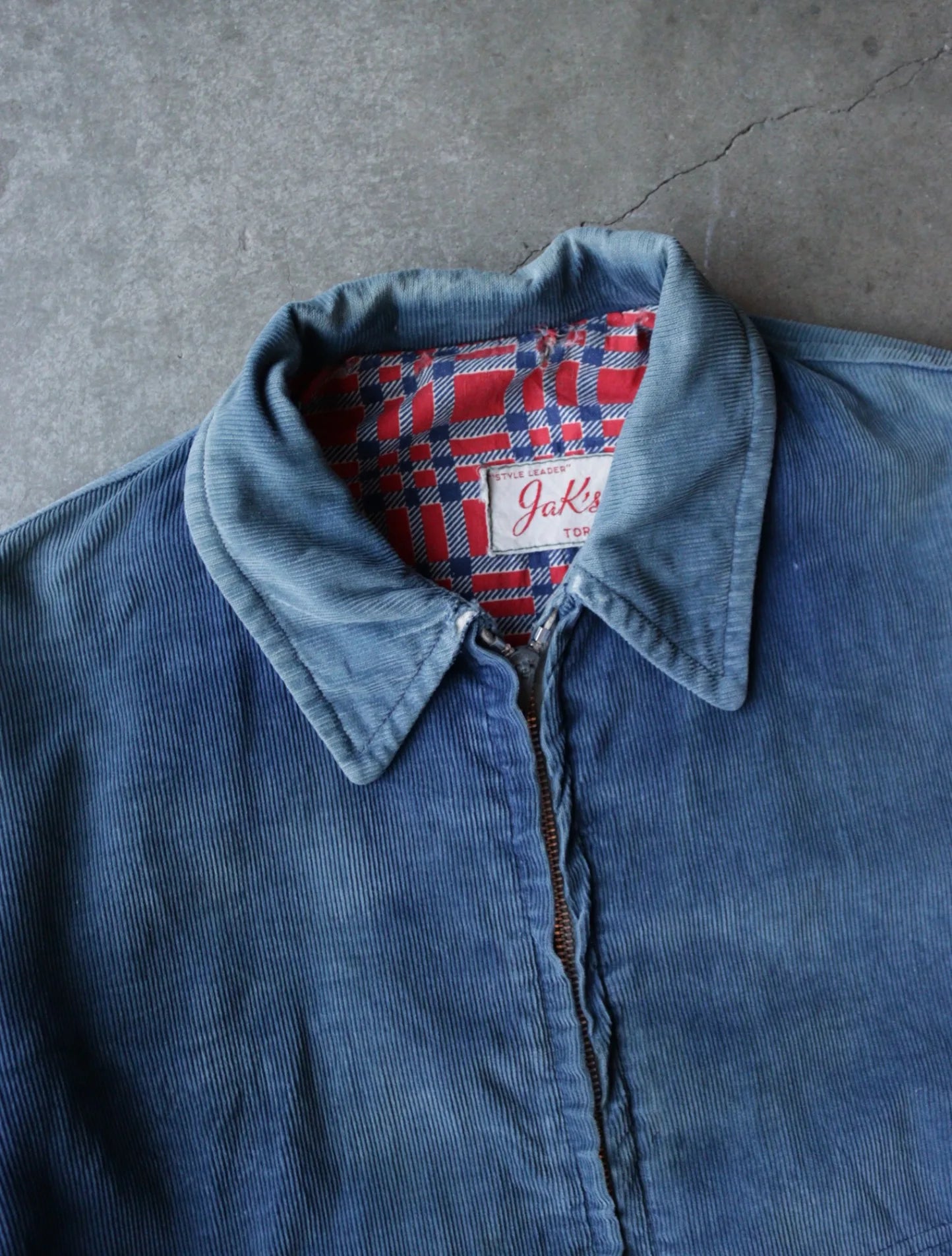 1950S FADED BLUE CORD 5T7 JACKET