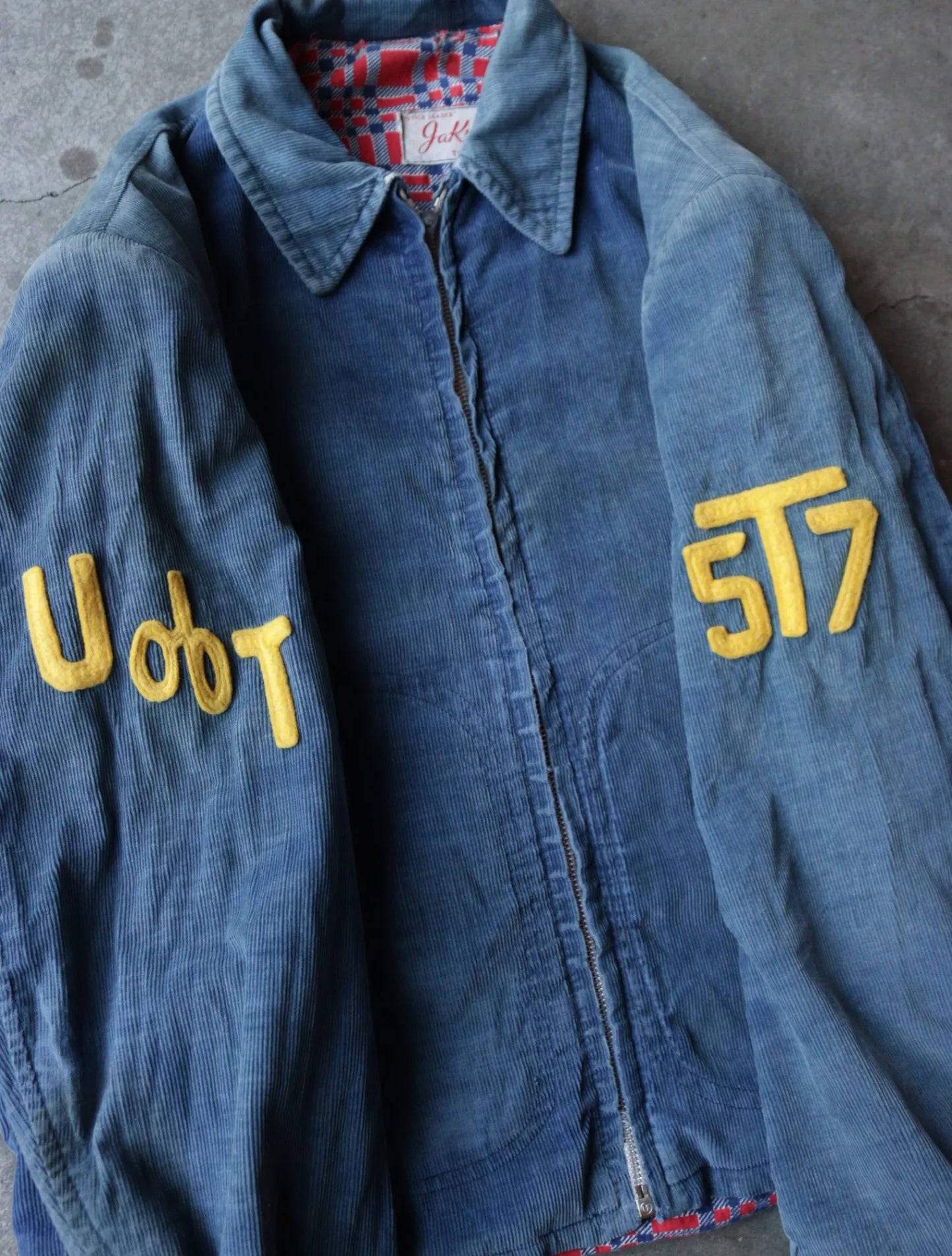 1950S FADED BLUE CORD 5T7 JACKET