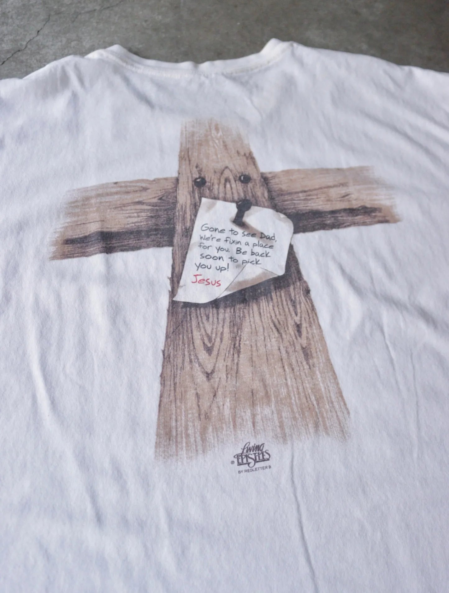 2000S JESUS CROSS TEE