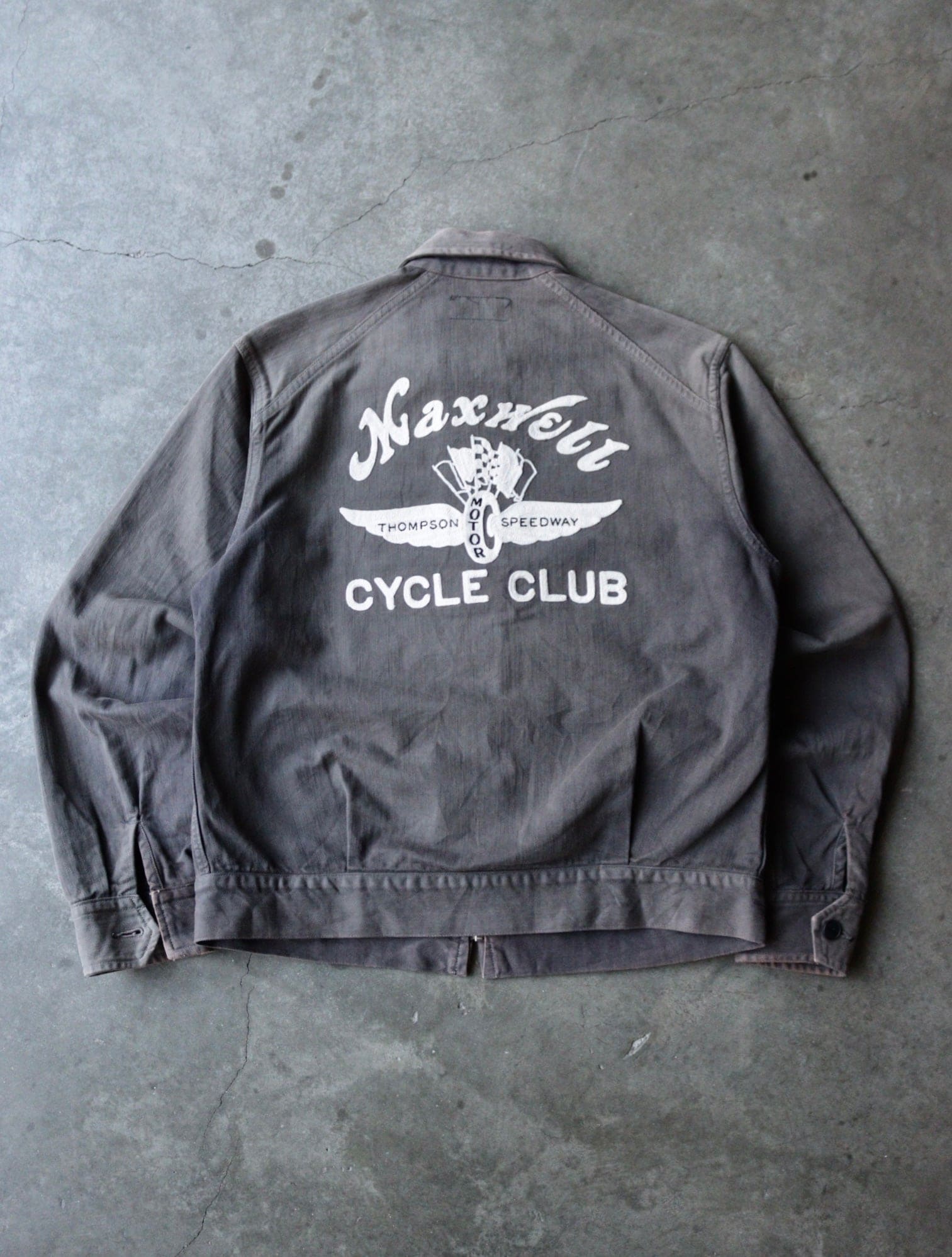 1990S JAPANESE REPRO CYCLE CLUB CHAINSTITCH JACKET