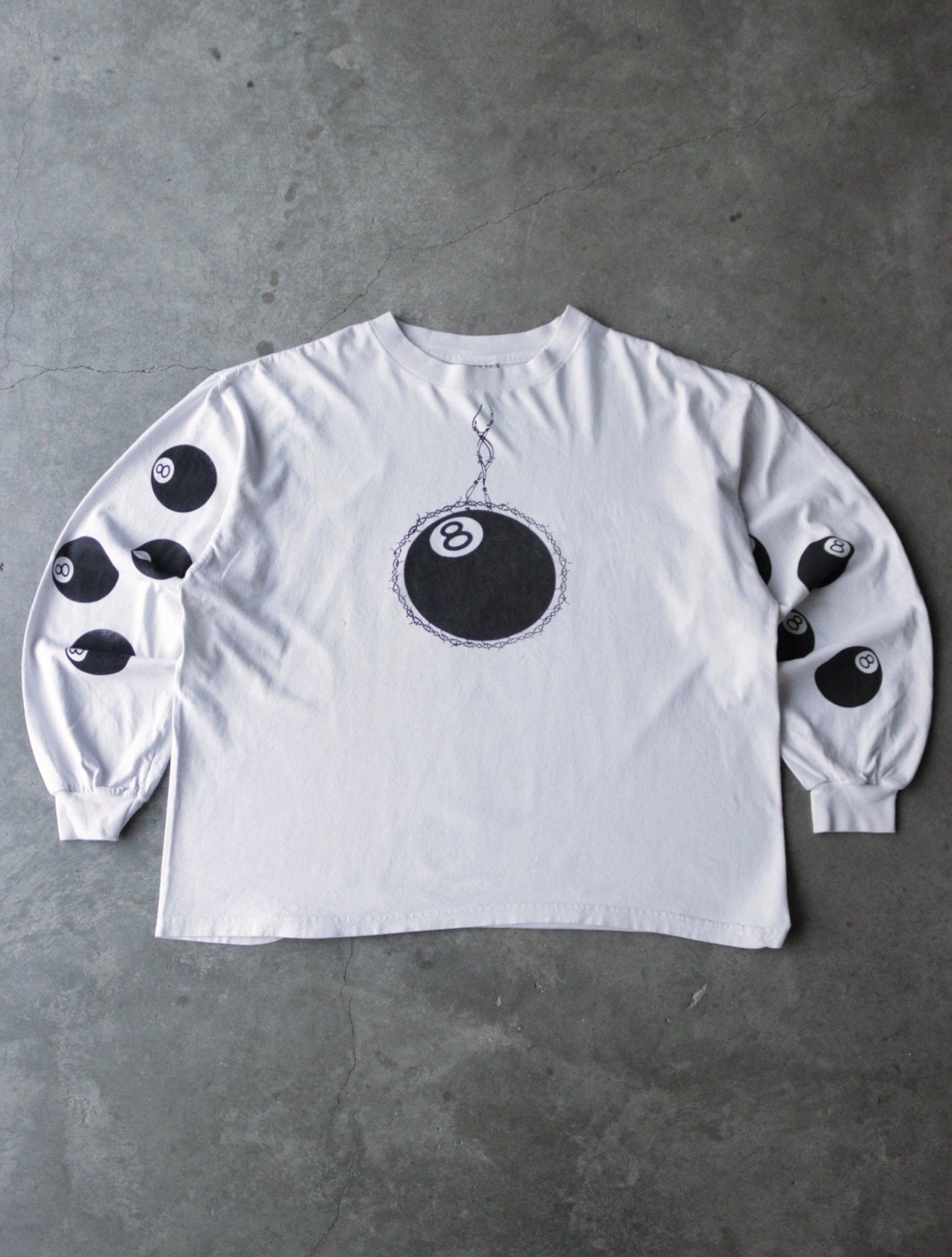 1990S 8 BALL L/S TEE