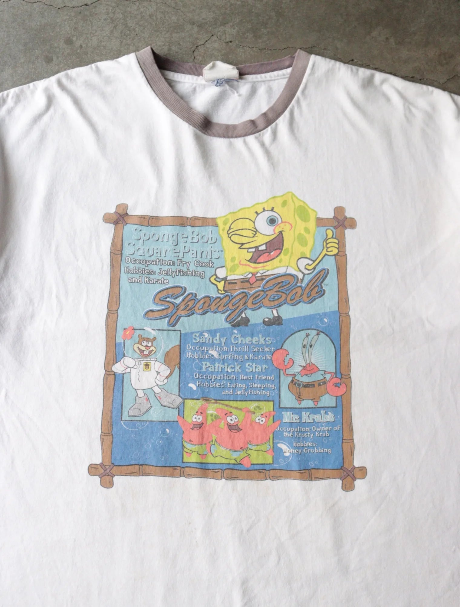 2000S SPONGEBOB RINGER TEE