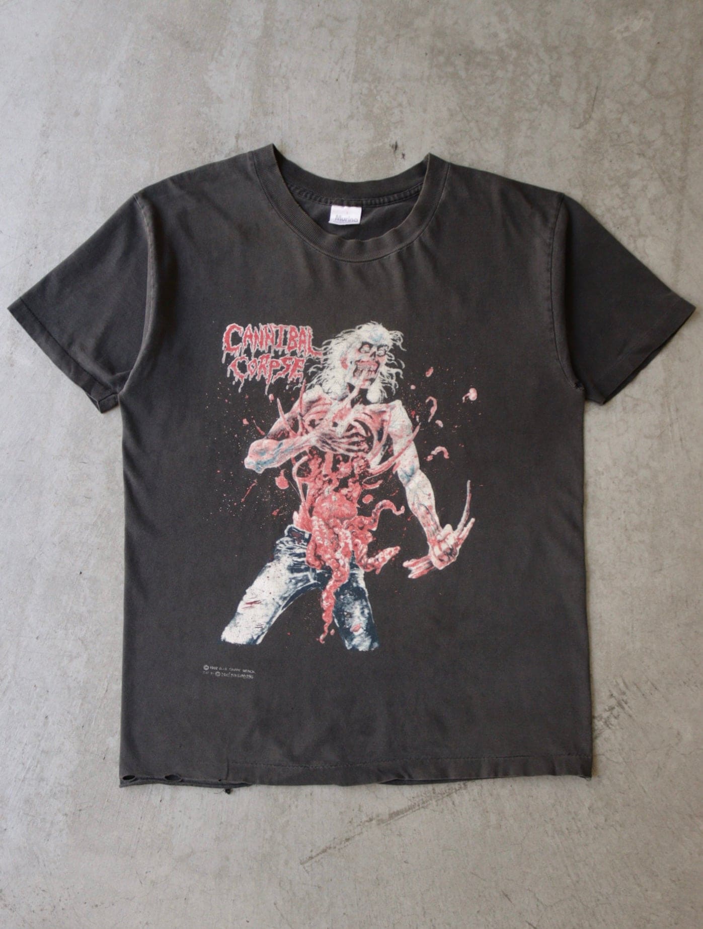 1990S CANNIBAL CORPSE EATEN BACK TO LIFE BAND TEE