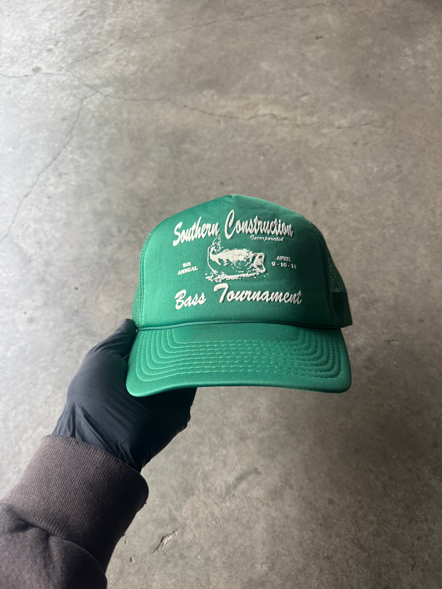 1980S SOUTHERN CONSTRUCTION BASS TOURNAMENT HAT
