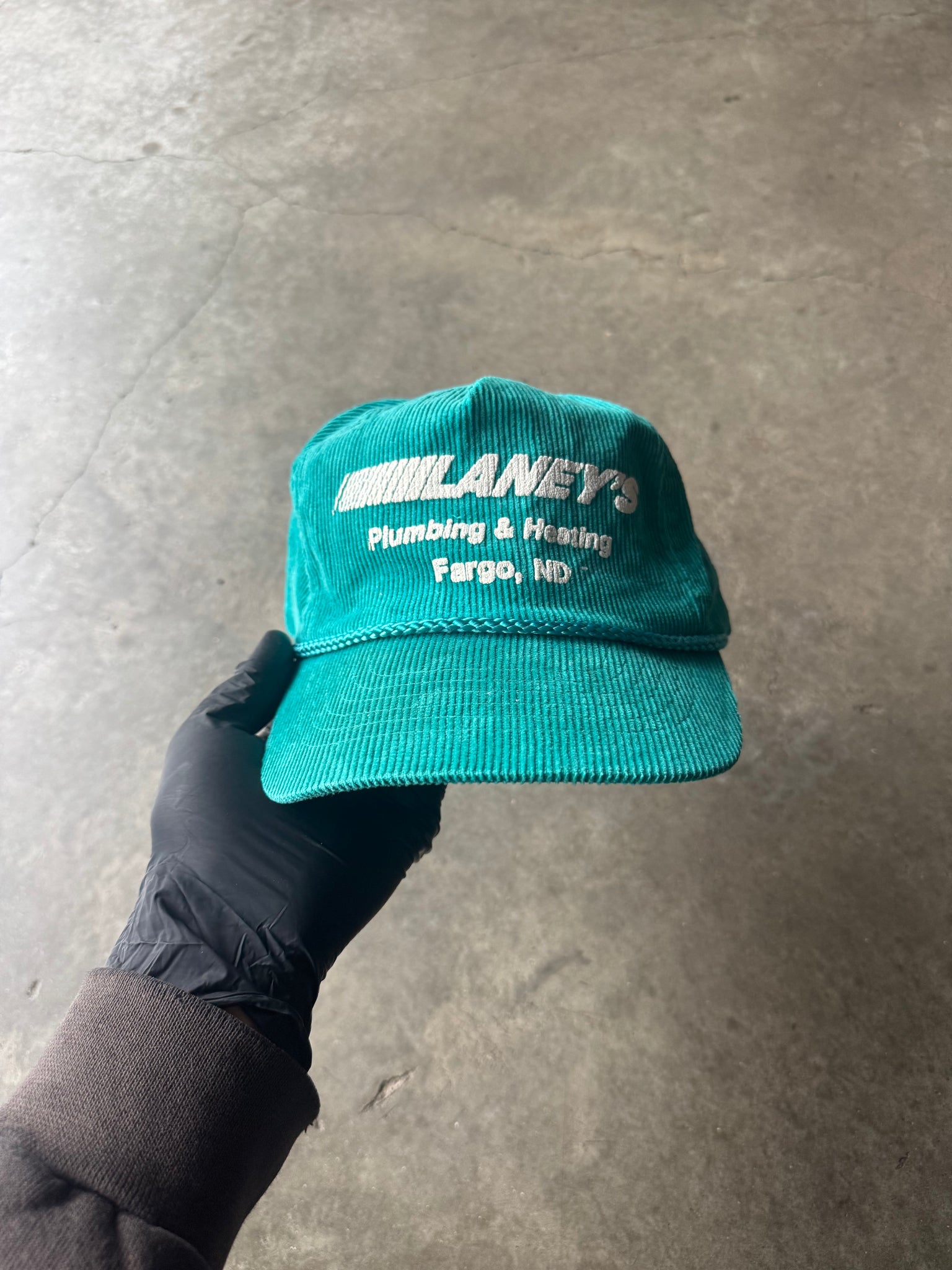 1980S LANEY'S PLUMBNG CORDUROY HAT