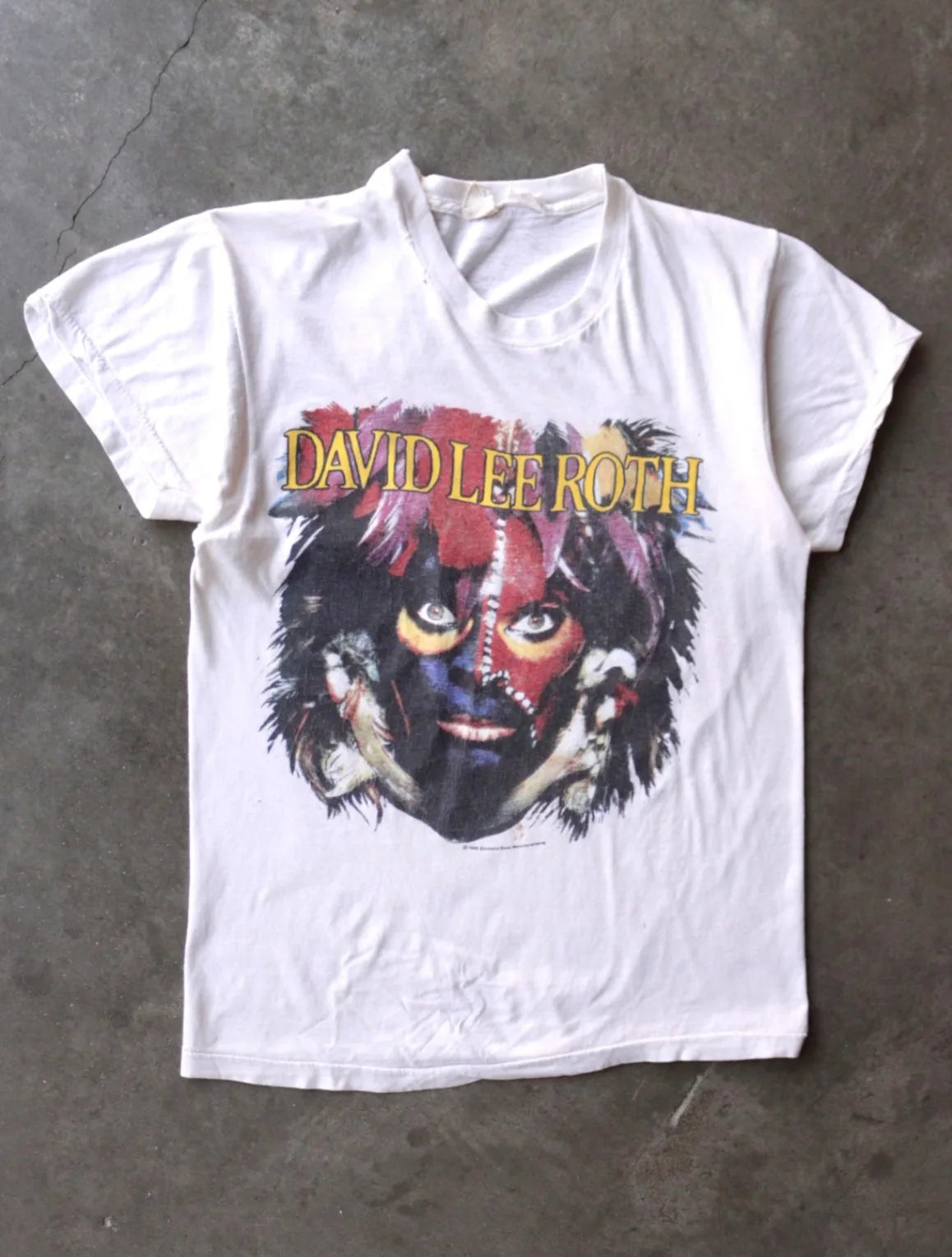 1980S DAVIF LEE ROTH WORLD TOUR TEE